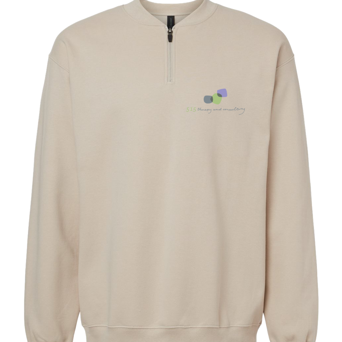 "515 THERAPY AND CONSULTING" Gildan Unisex Softstyle® Midweight Quarter-Zip Sweatshirt - SF008