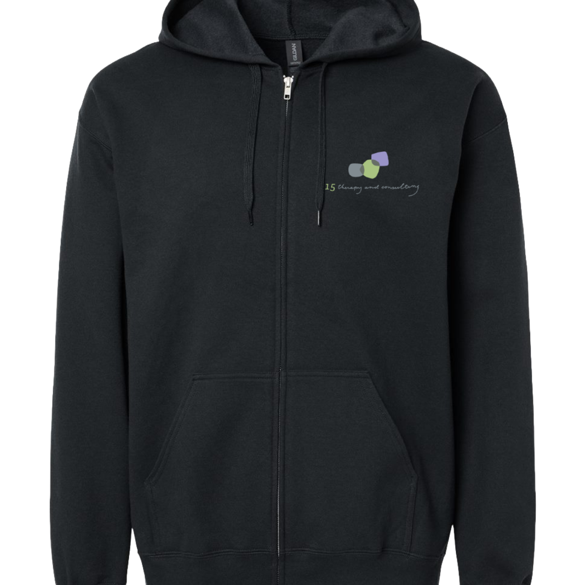 "515 THERAPY AND CONSULTING" Gildan Unisex Softstyle® Midweight Full-Zip Hooded Sweatshirt - SF600