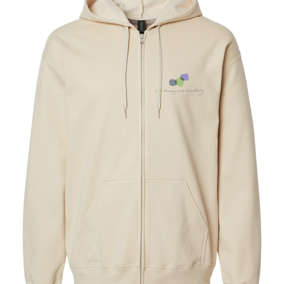 "515 THERAPY AND CONSULTING" Gildan Unisex Softstyle® Midweight Full-Zip Hooded Sweatshirt - SF600