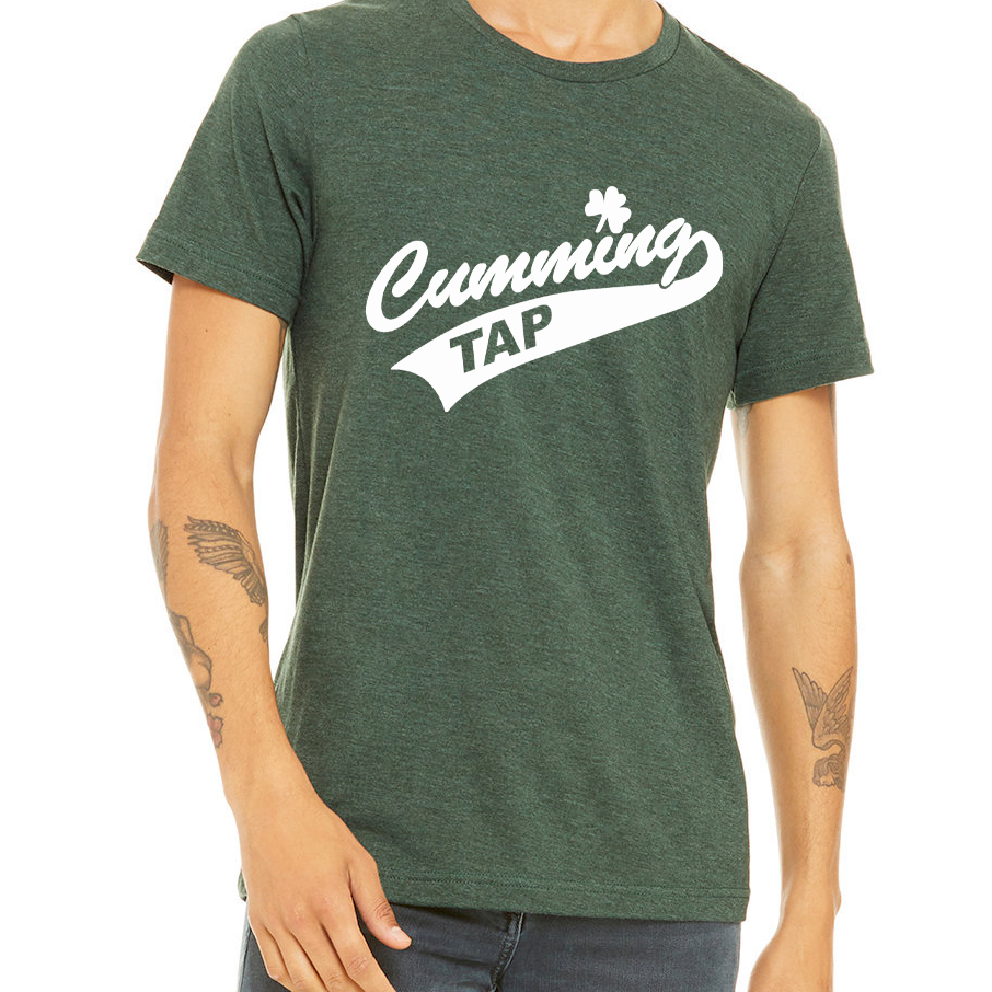 Cumming Tap Unisex Heather Short Sleeve T-Shirt