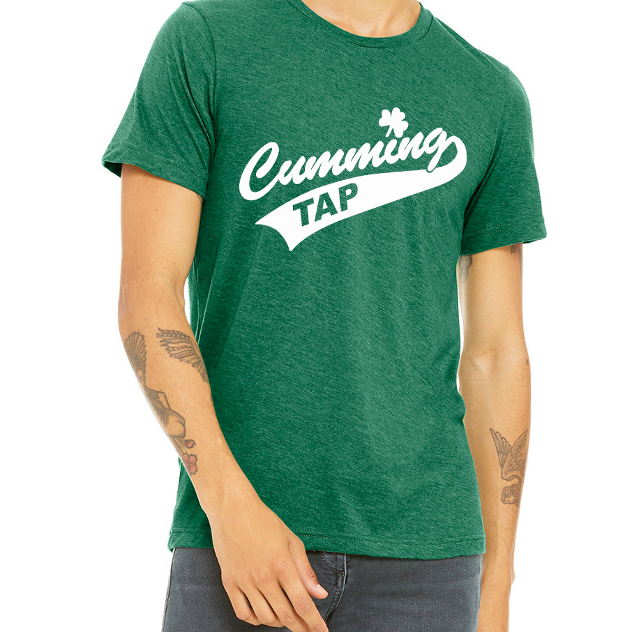 Cumming Tap Unisex Heather Short Sleeve T-Shirt