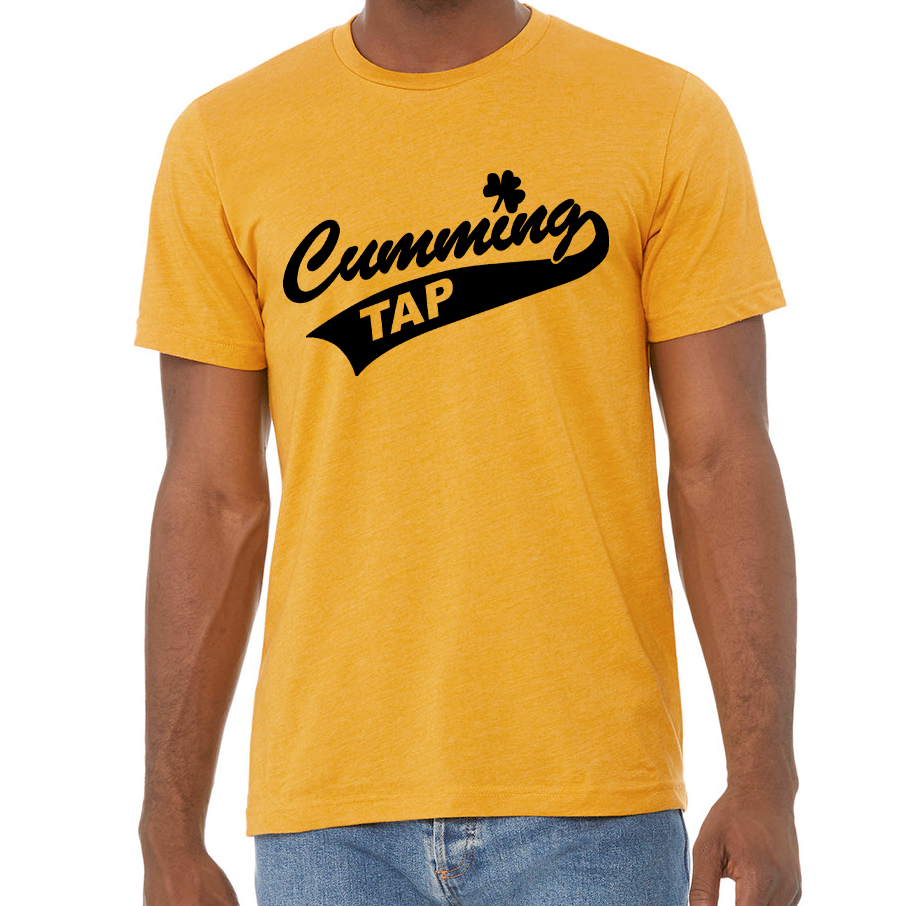 Cumming Tap Unisex Heather Short Sleeve T-Shirt