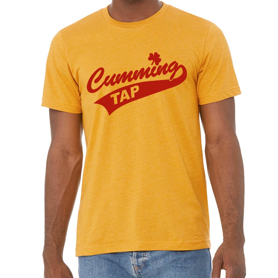 Cumming Tap Unisex Heather Short Sleeve T-Shirt