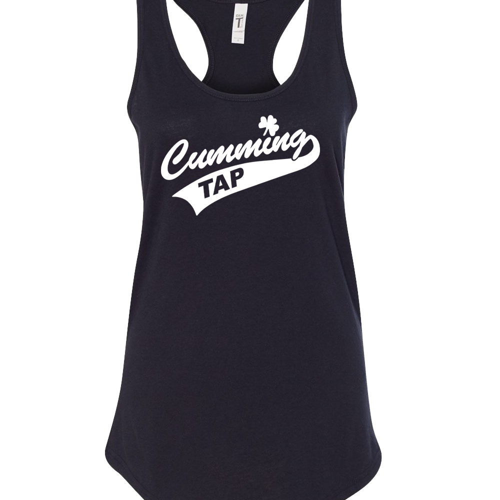 "CUMMING TAP SWOOSH" Next Level Women's Ideal Racerback Tank - 1533