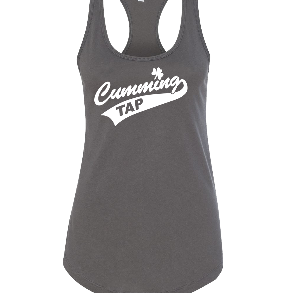 "CUMMING TAP SWOOSH" Next Level Women's Ideal Racerback Tank - 1533