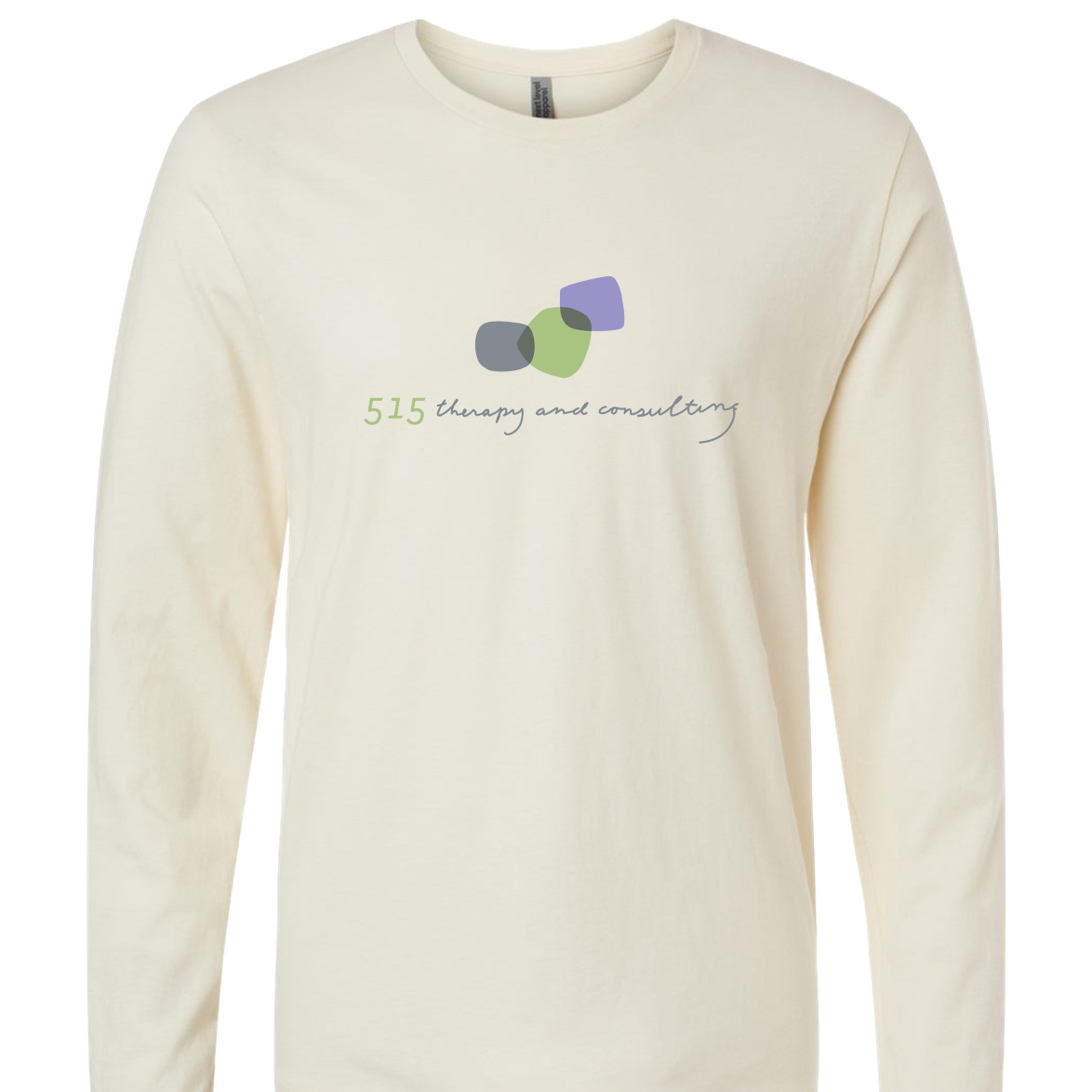"515 THERAPY AND CONSULTING" Next Level Unisex Cotton Long Sleeve T-Shirt - 3601