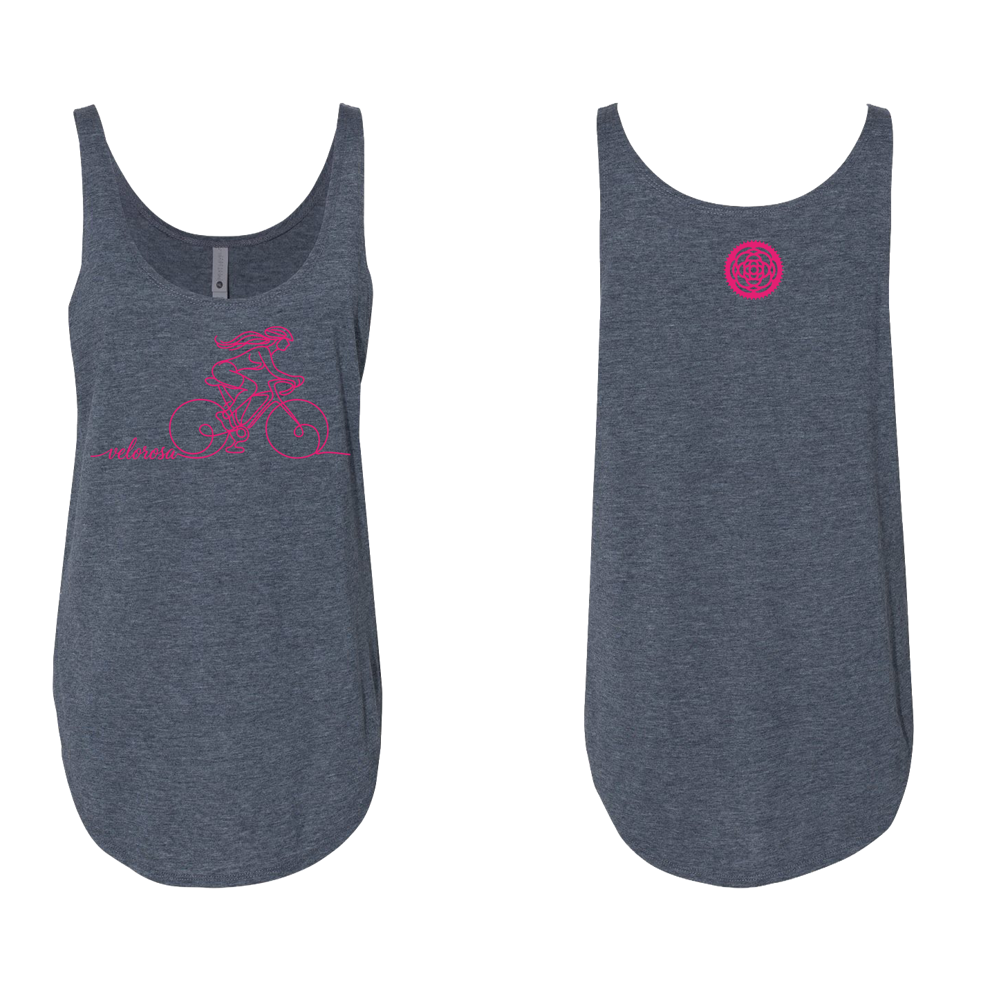 VELOROSA "SCRIBBLE DESIGN" Next Level Women's Festival Tank - 5033