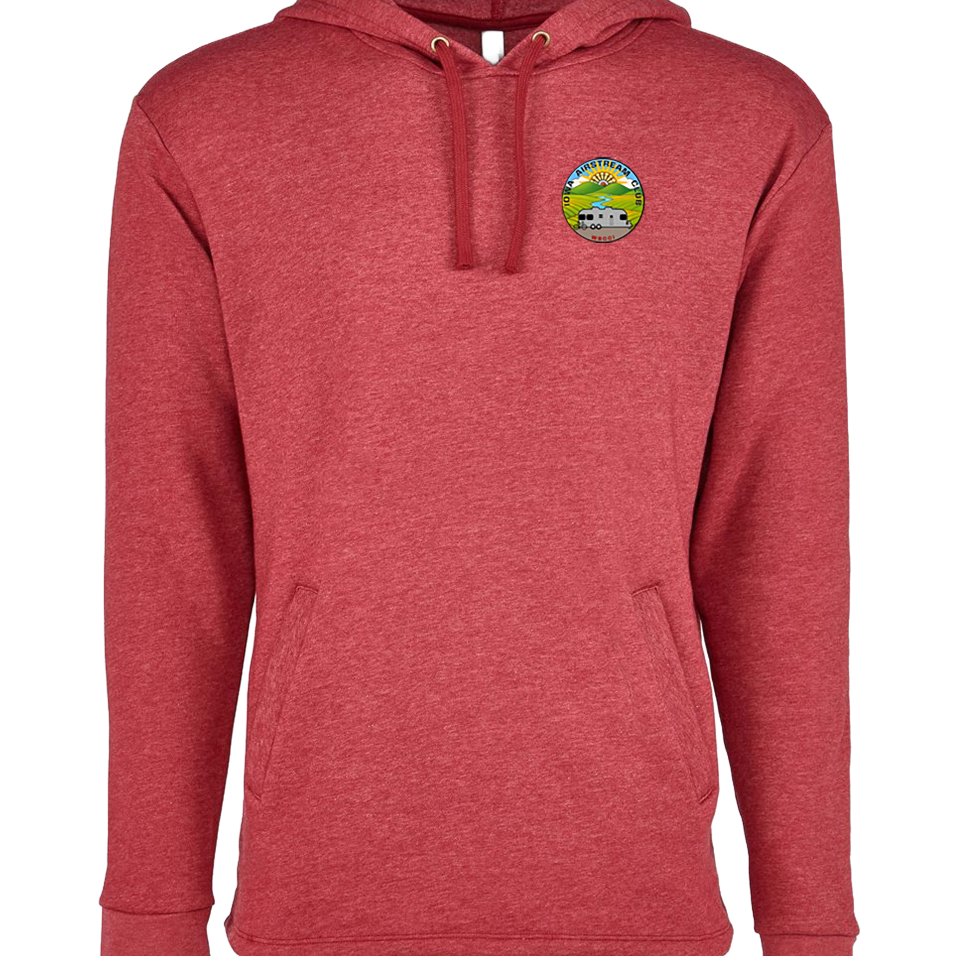 "IOWA AIRSTREAM CLUB" Next Level Unisex Malibu Welt Pocket Hoodie Sweatshirt - 9300