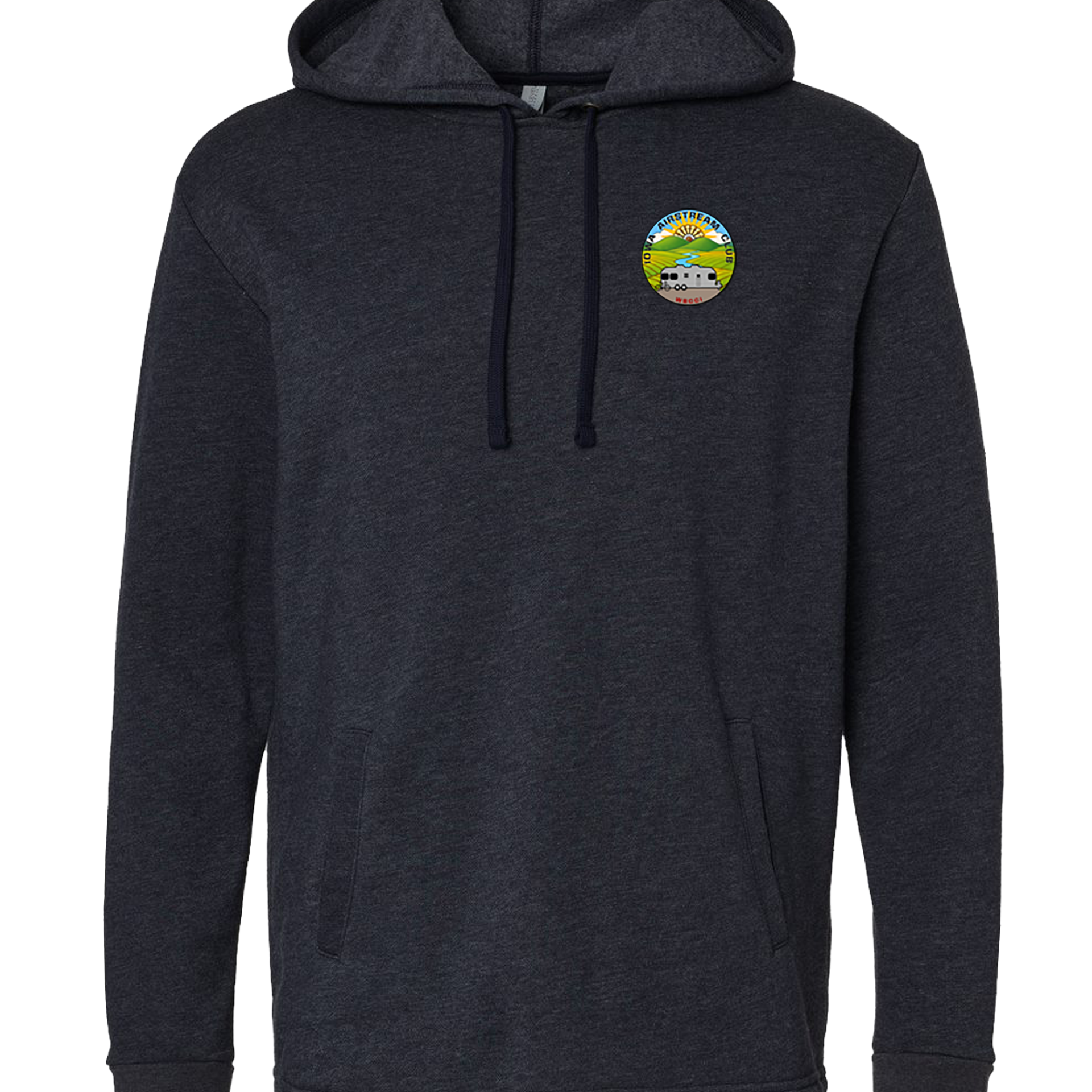 "IOWA AIRSTREAM CLUB" Next Level Unisex Malibu Welt Pocket Hoodie Sweatshirt - 9300