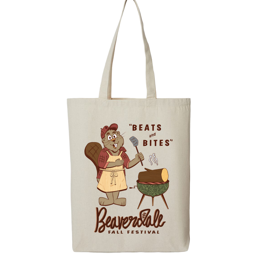 "BEAVERDALE FALL FESTIVAL TOTE BAG" OAD Gusseted Tote - OAD106