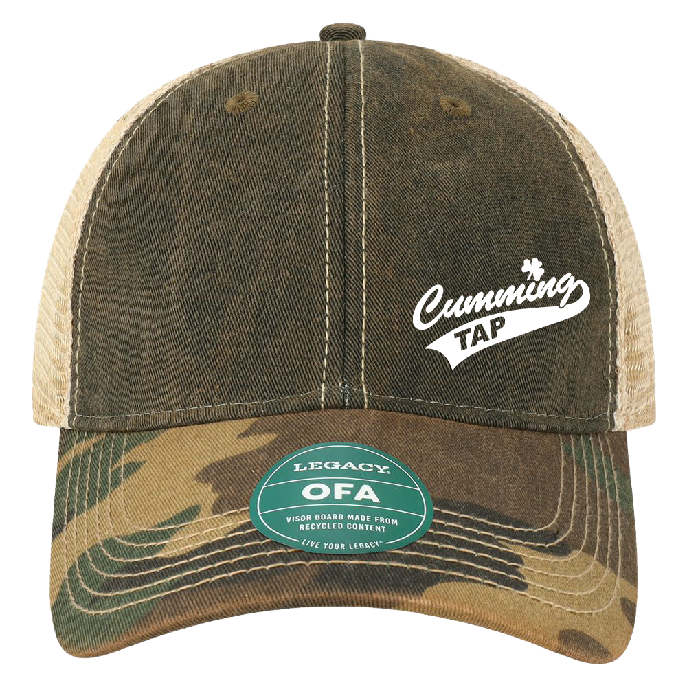 "CUMMING TAP LOGO" OFA-Old Favorite Trucker Cap
