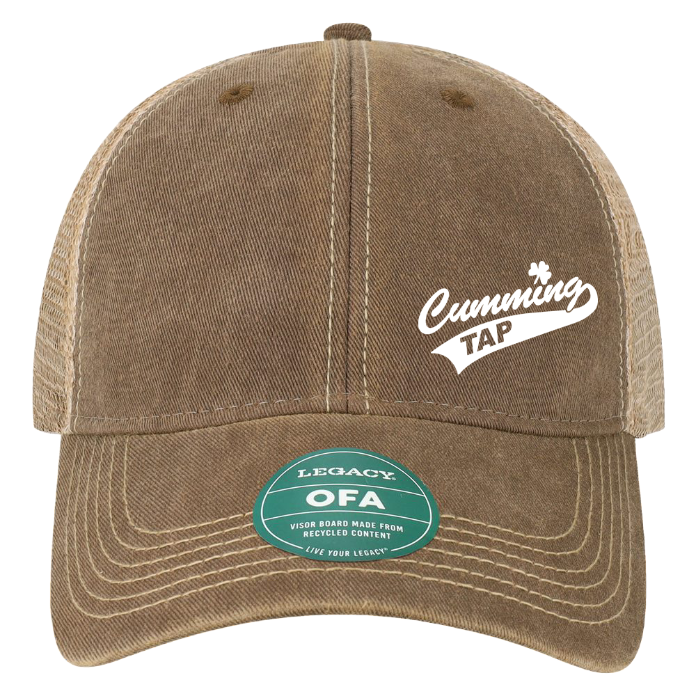 "CUMMING TAP LOGO" OFA-Old Favorite Trucker Cap