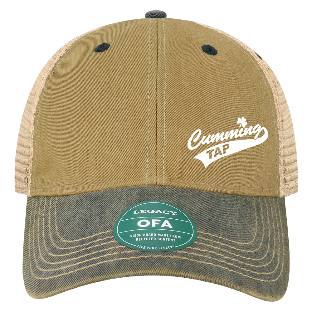 "CUMMING TAP LOGO" OFA-Old Favorite Trucker Cap