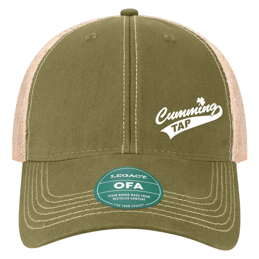 "CUMMING TAP LOGO" OFA-Old Favorite Trucker Cap