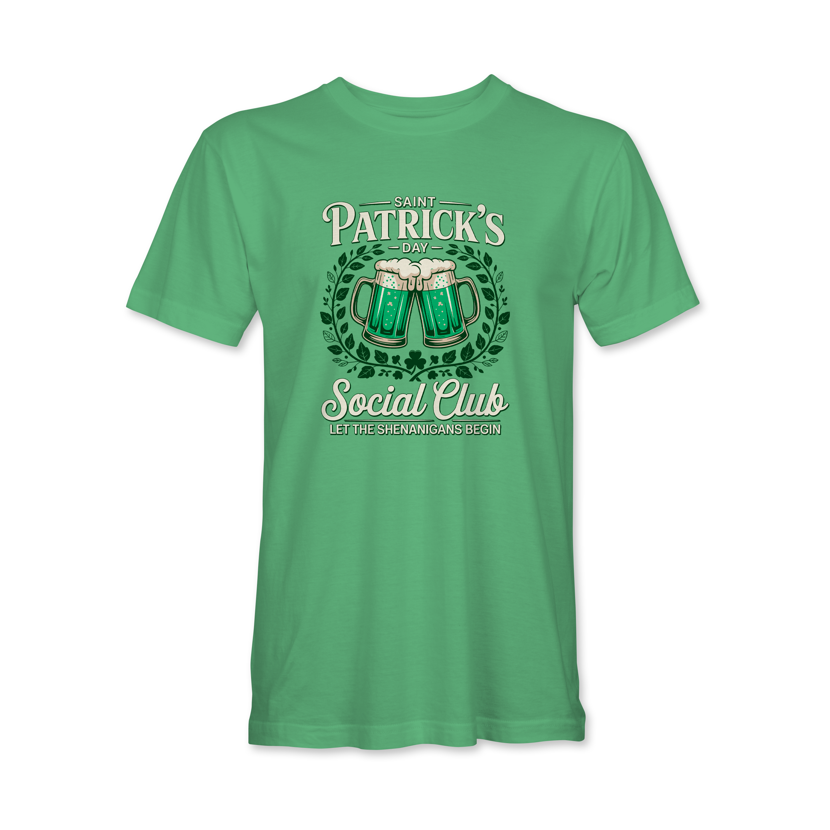 "ST. PATRICK'S DAY SOCIAL CLUB" Bella + Canvas CVC Unisex Jersey Tee - 3001CVC