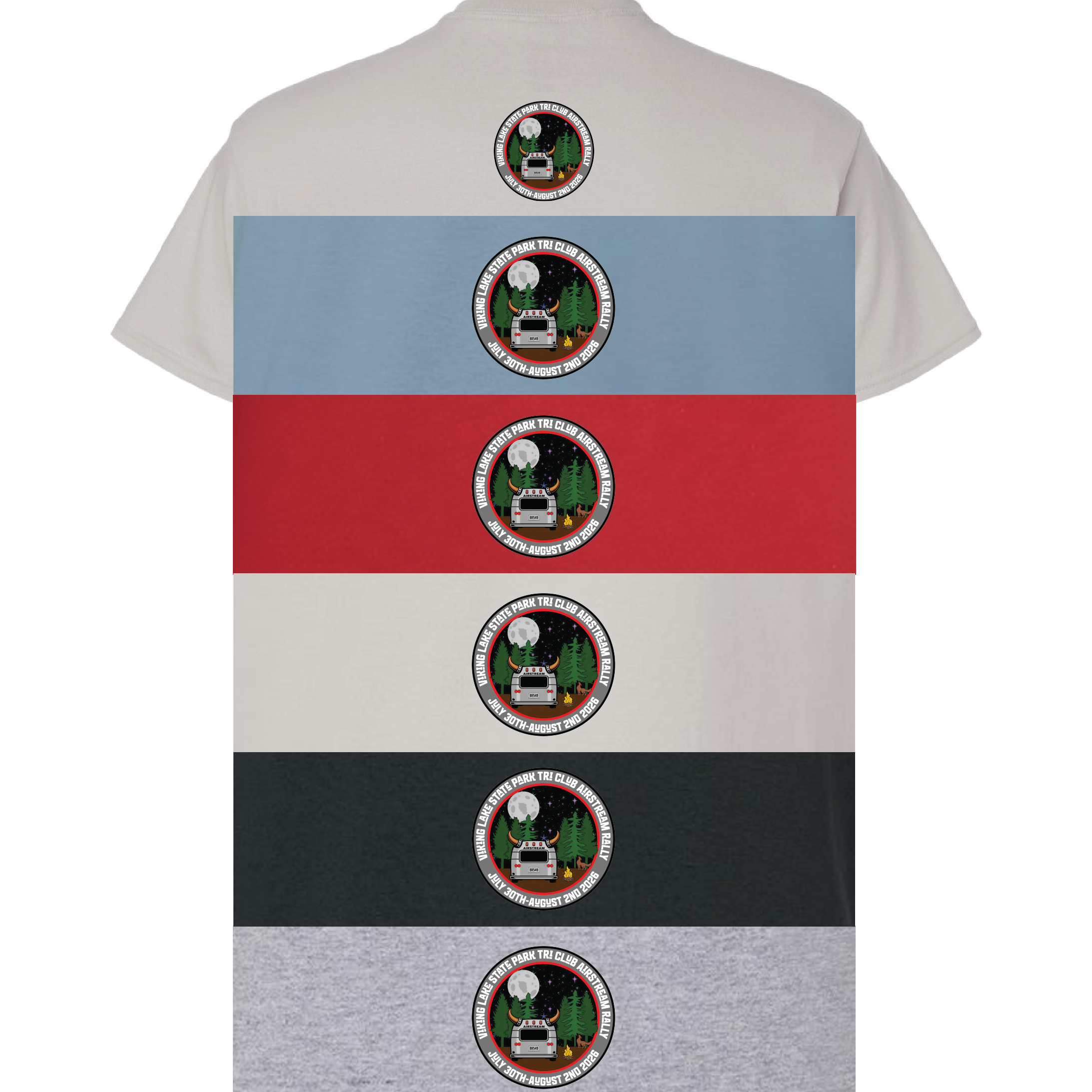 "TRI CLUB AIRSTREAM RALLY" Gildan Unisex Softstyle® V-Neck T-Shirt - 64V00