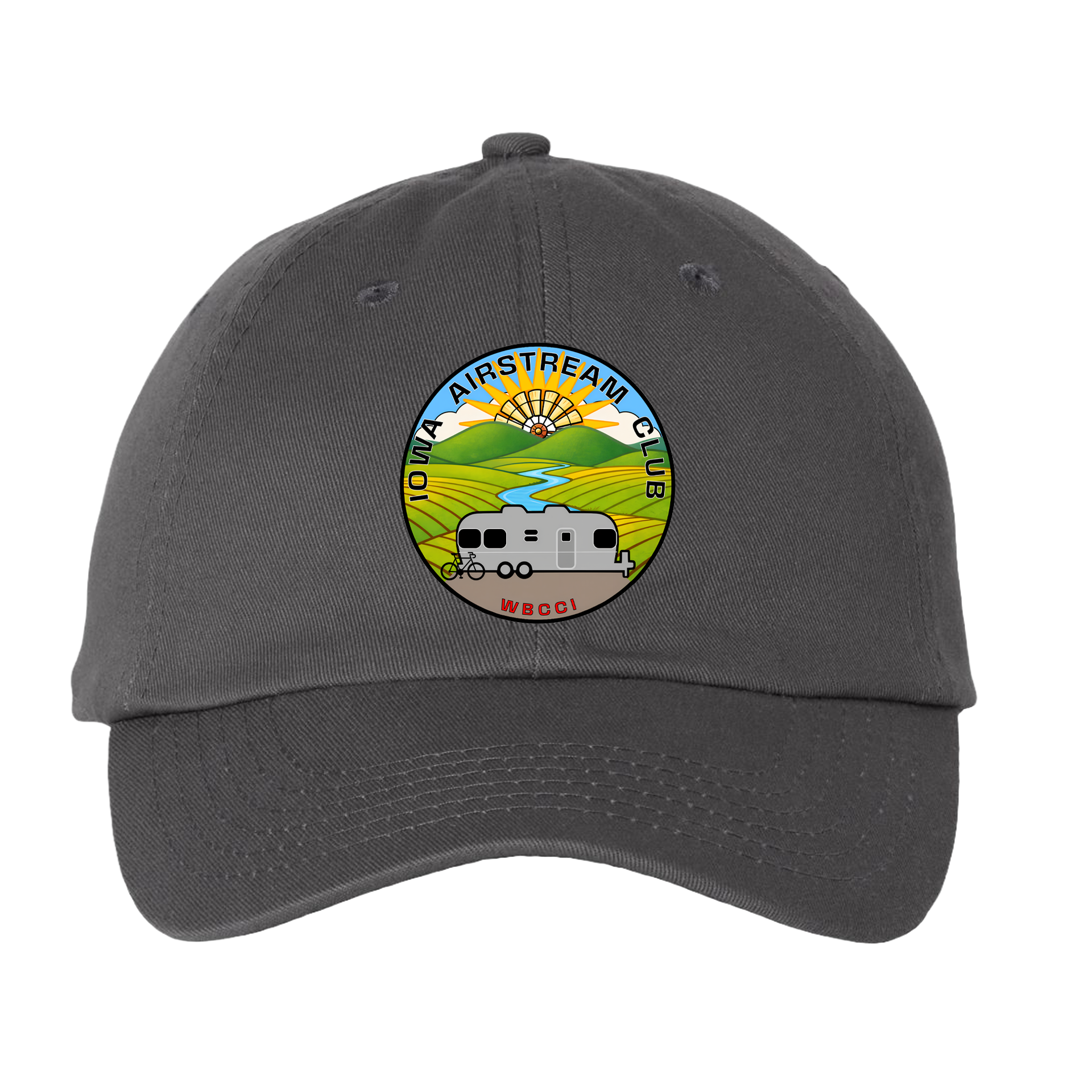 "IOWA AIRSTREAM CLUB" Valuecap Bio-Washed Classic Dad Hat - VC300A