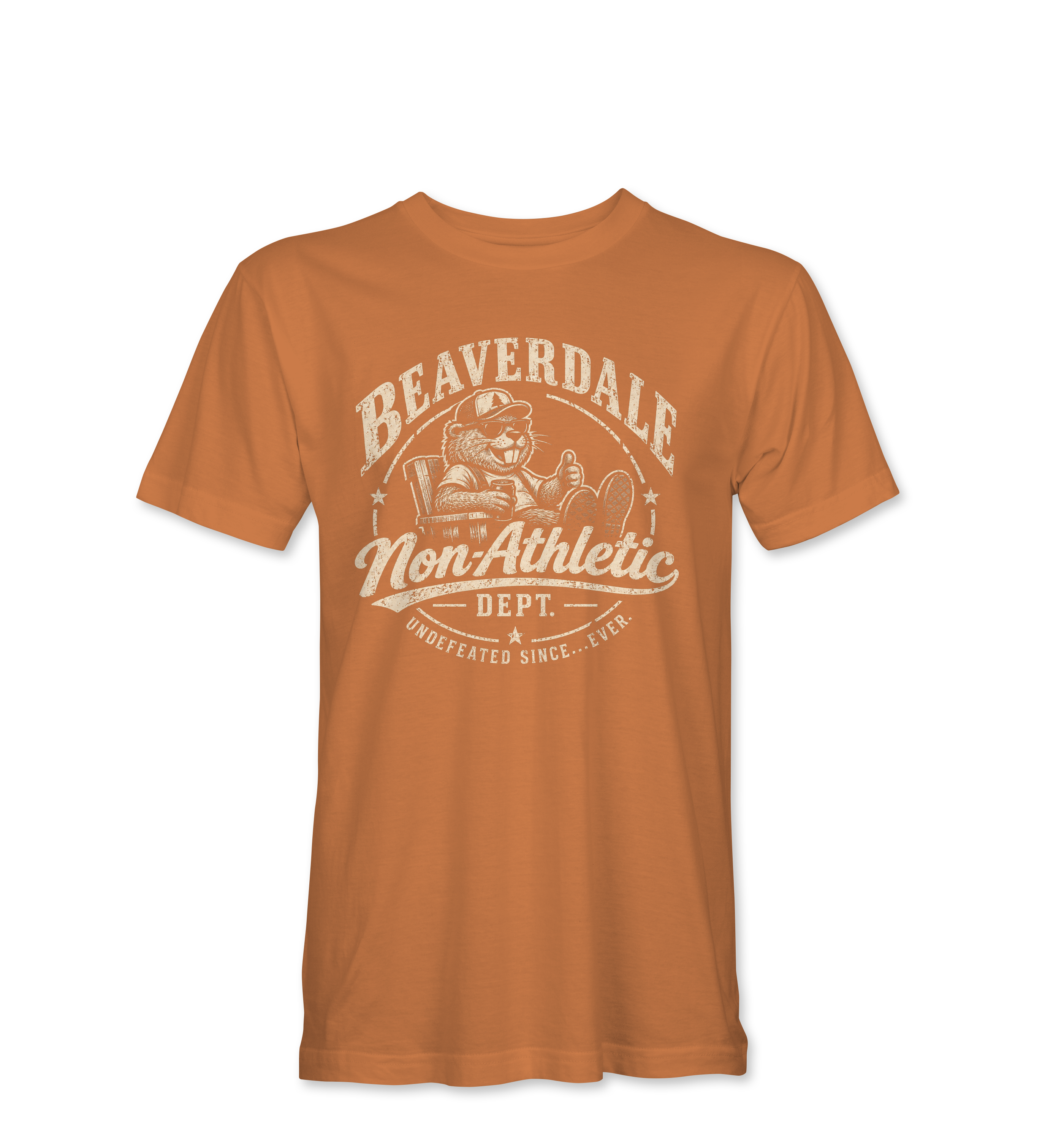 "BEAVERDALE NON-ATHLETIC DEPT." Unisex Heather Softstyle T-Shirt