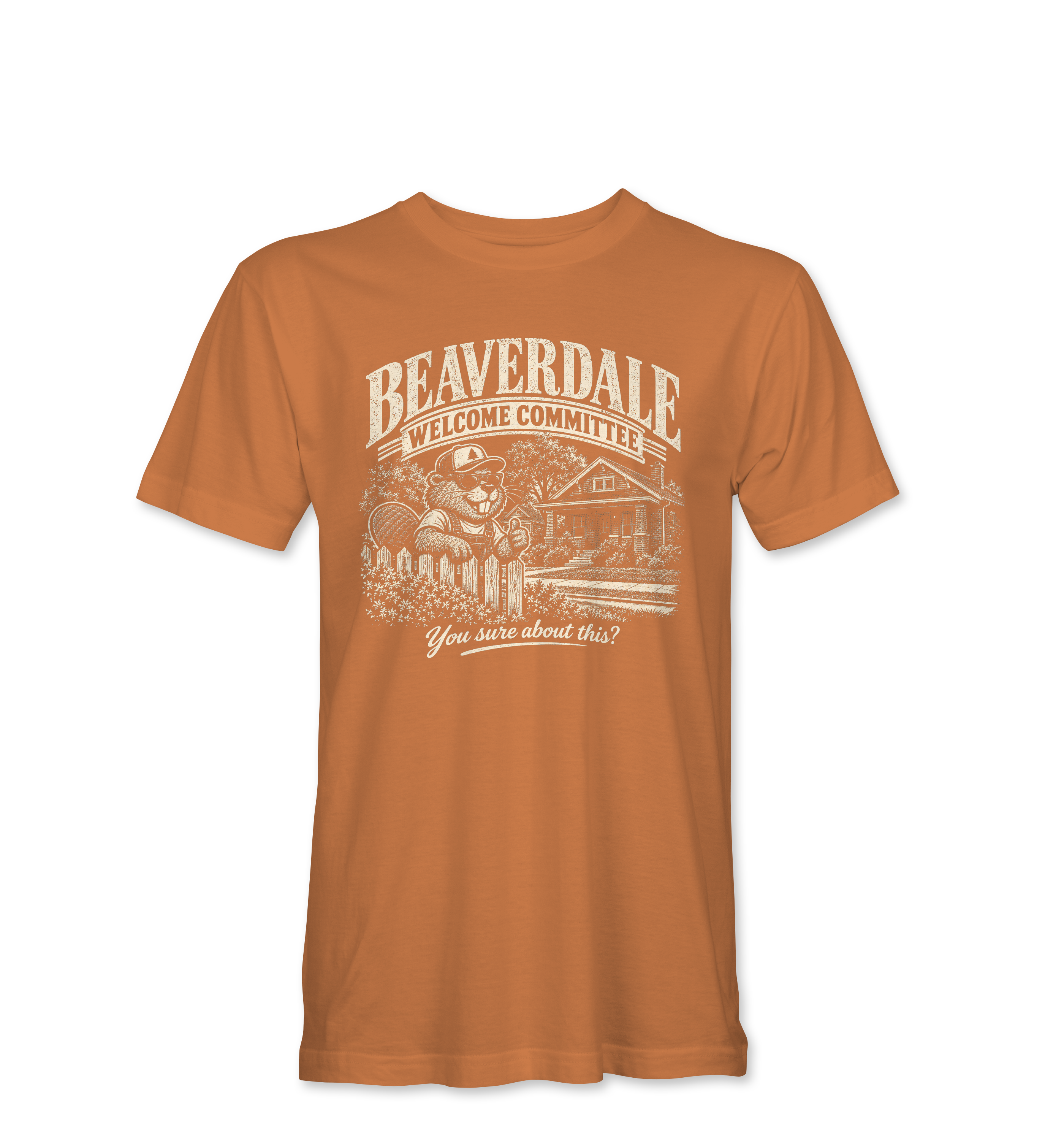 "BEAVERDALE WELCOME COMMITTEE" Unisex Heather Softstyle T-Shirt
