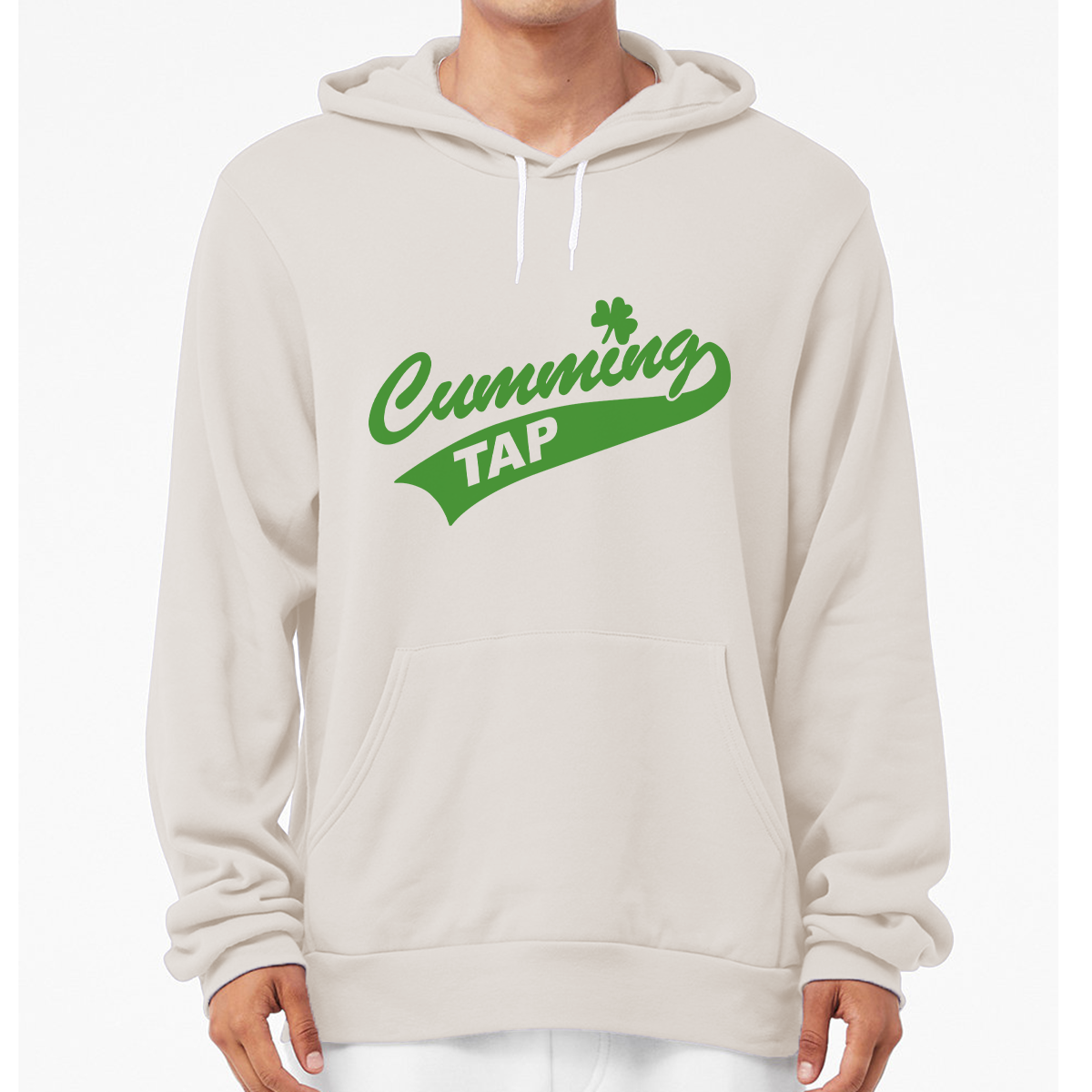 "Cumming Tap" Unisex Heather Hooded Sweatshirt