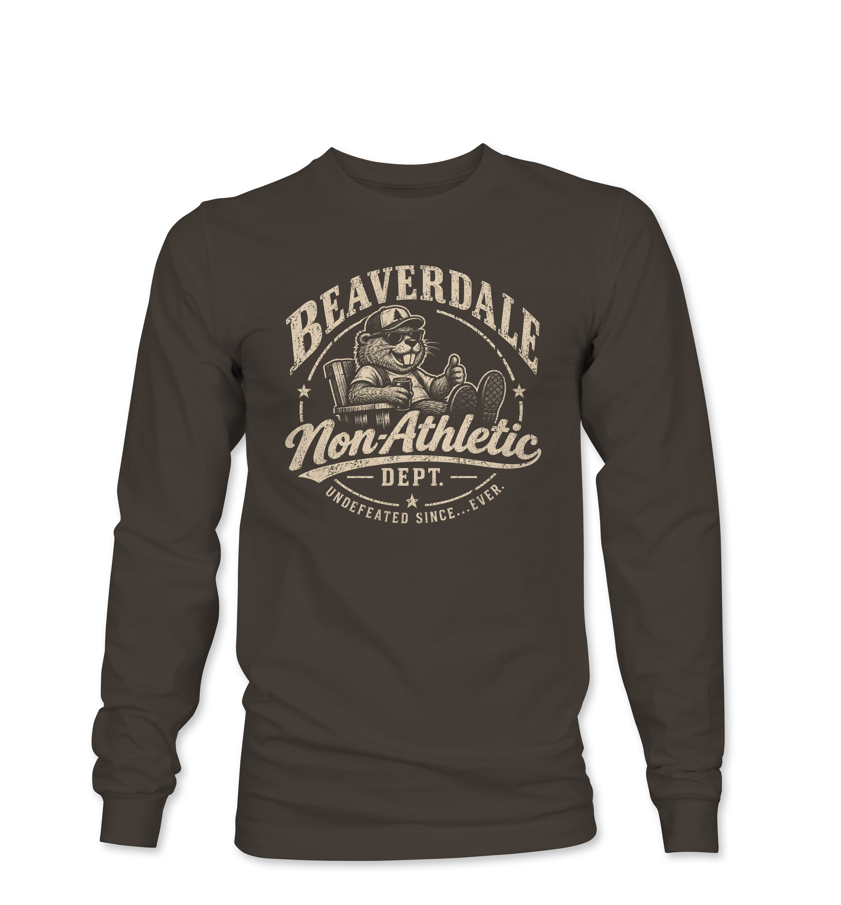 "BEAVERDALE NON-ATHLETIC DEPT." Unisex Softstyle® Long Sleeve T-Shirt