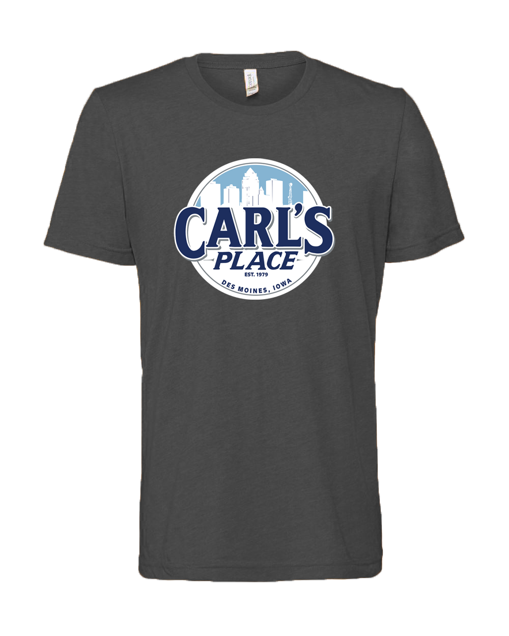 "CARL'S PLACE" Bella + Canvas Unisex Heather CVC T-Shirt