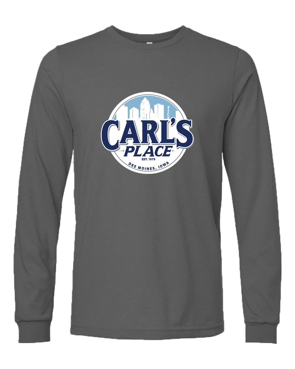 "CARL'S PLACE" Bella + Canvas Unisex CVC Jersey Long-Sleeve T-Shirt