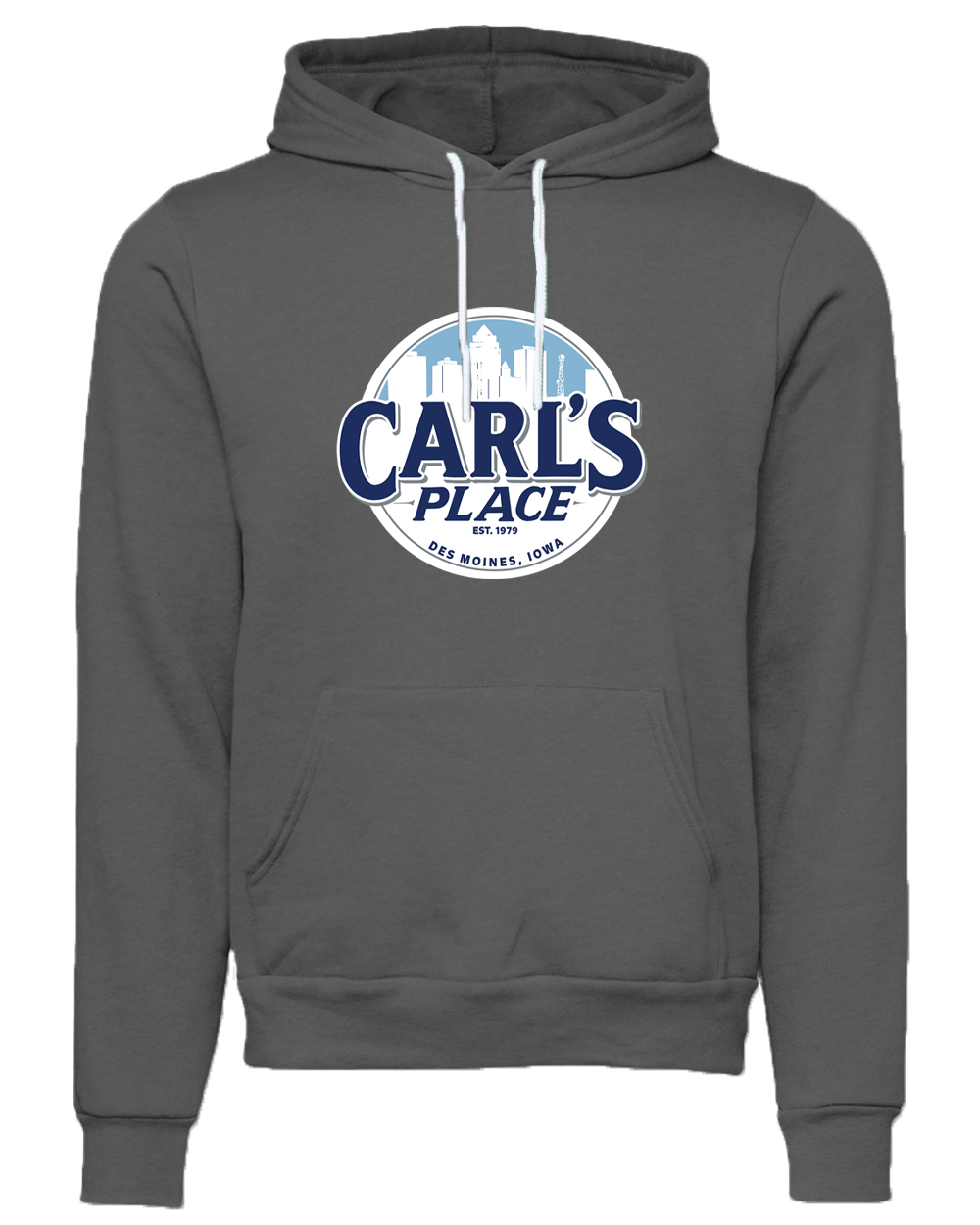 "CARL'S PLACE" Bella + Canvas Unisex Sponge Fleece Pullover Hoodie