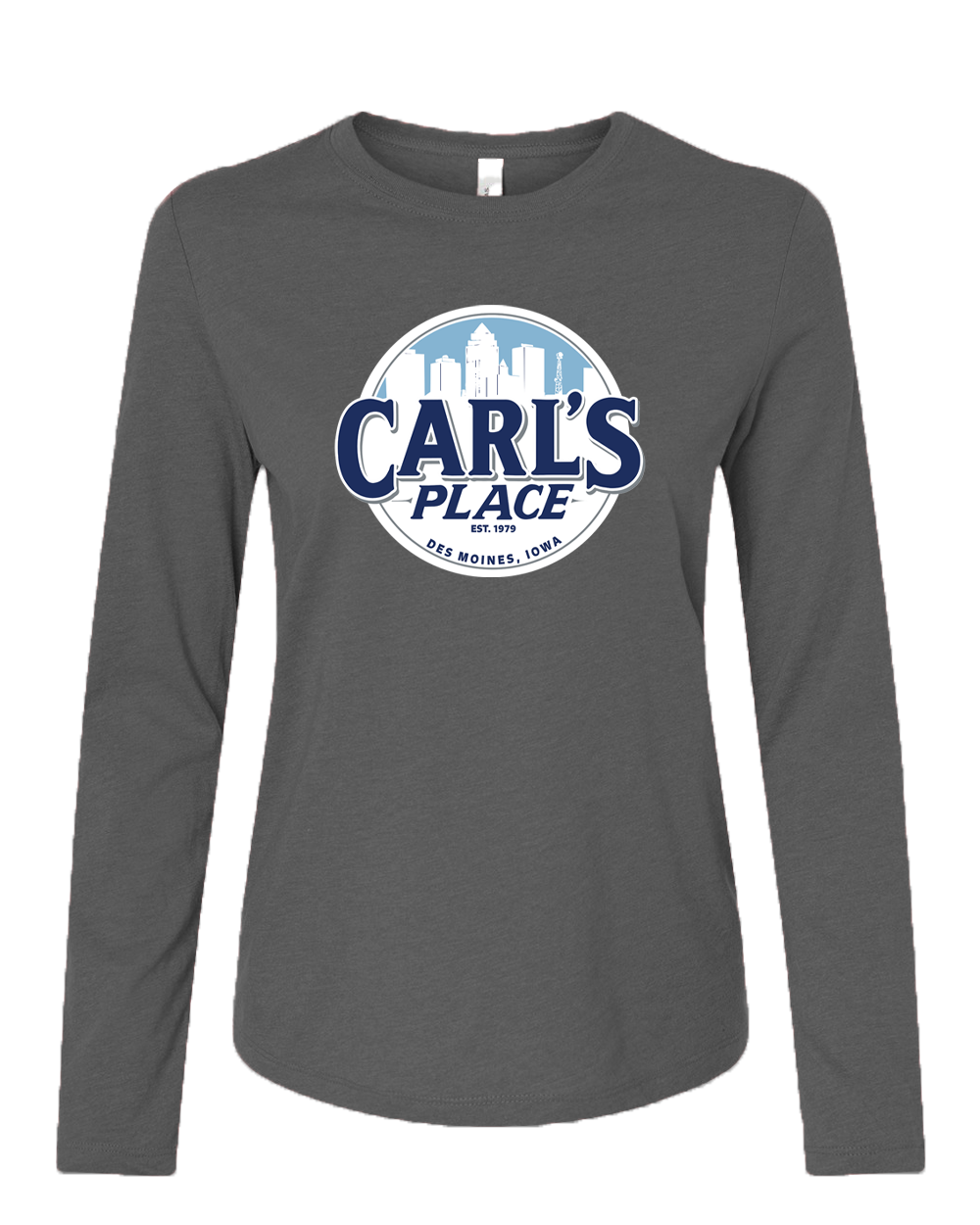 "CARL'S PLACE" Bella + Canvas Ladies' Jersey Long-Sleeve T-Shirt