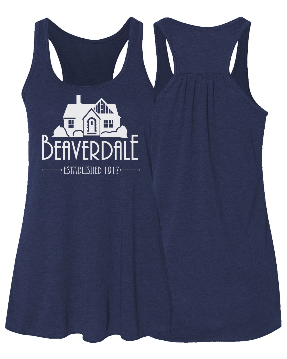 "BNA EST. 1917" Bella + Canvas Ladies' Flowy Racerback Tank