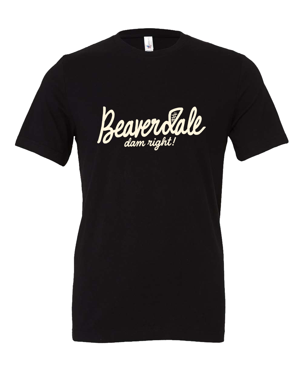 "BEAVERDALE DAM RIGHT" Bella + Canvas Unisex Jersey Tee - 3001