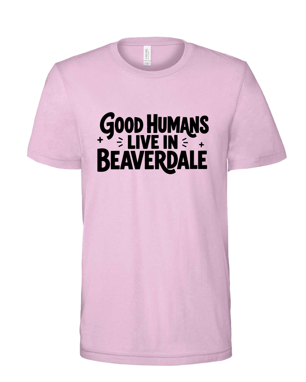 "GOOD HUMANS LIVE IN BEAVERDALE" Bella + Canvas Unisex Jersey Tee - 3001