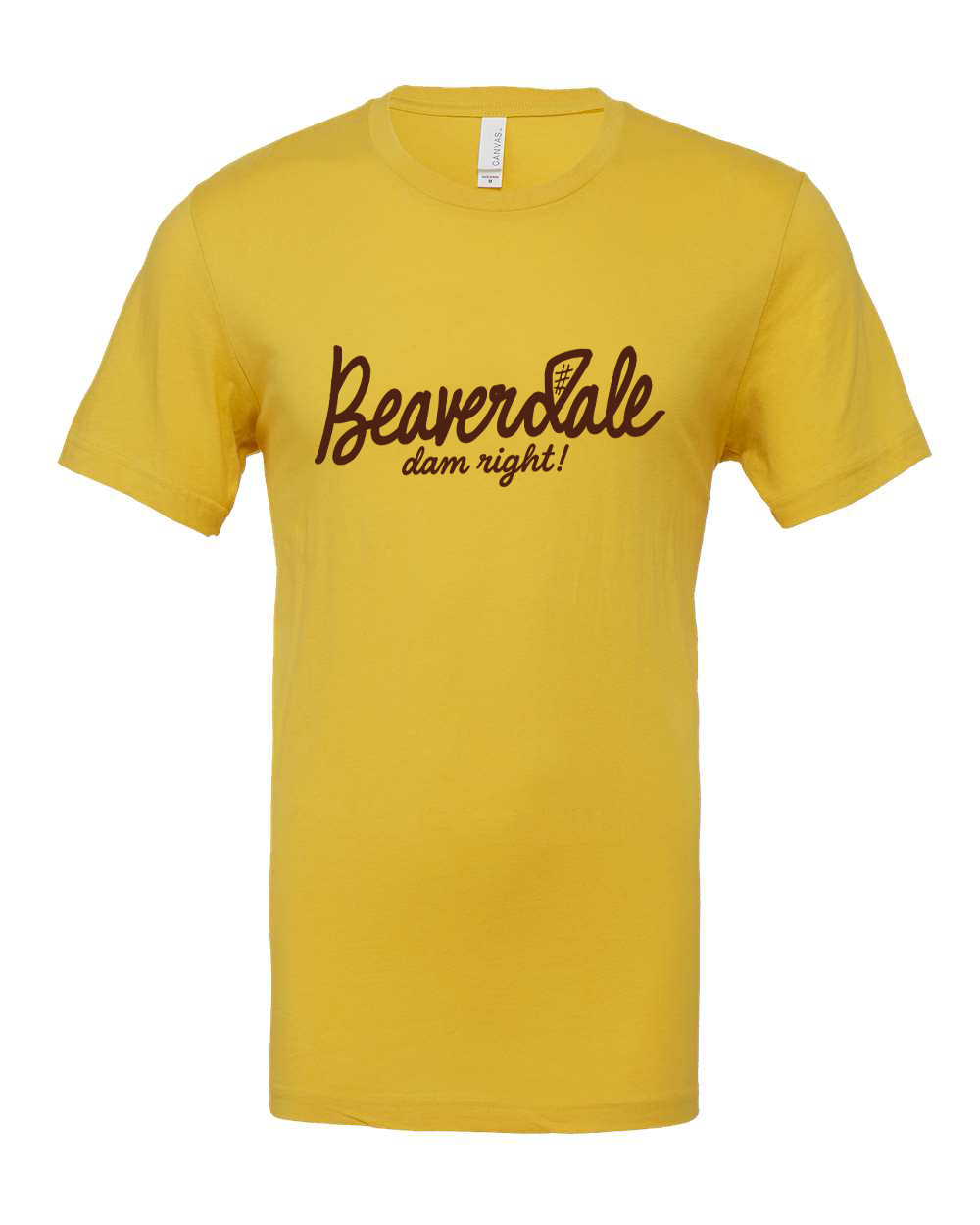 "BEAVERDALE DAM RIGHT" Bella + Canvas Unisex Jersey Tee - 3001