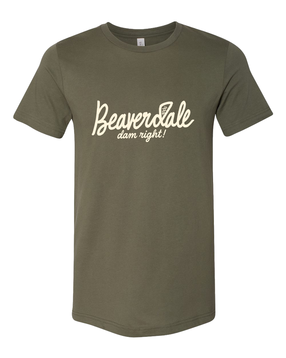 "BEAVERDALE DAM RIGHT" Bella + Canvas Unisex Jersey Tee - 3001