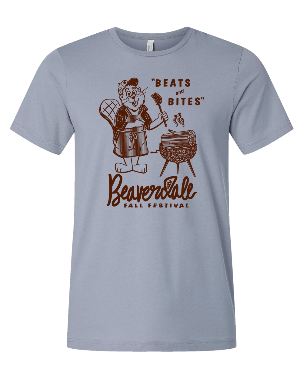 "BEAVERDALE FALL FESTIVAL 1 COLOR LOGO" Bella + Canvas Unisex Jersey Tee - 3001