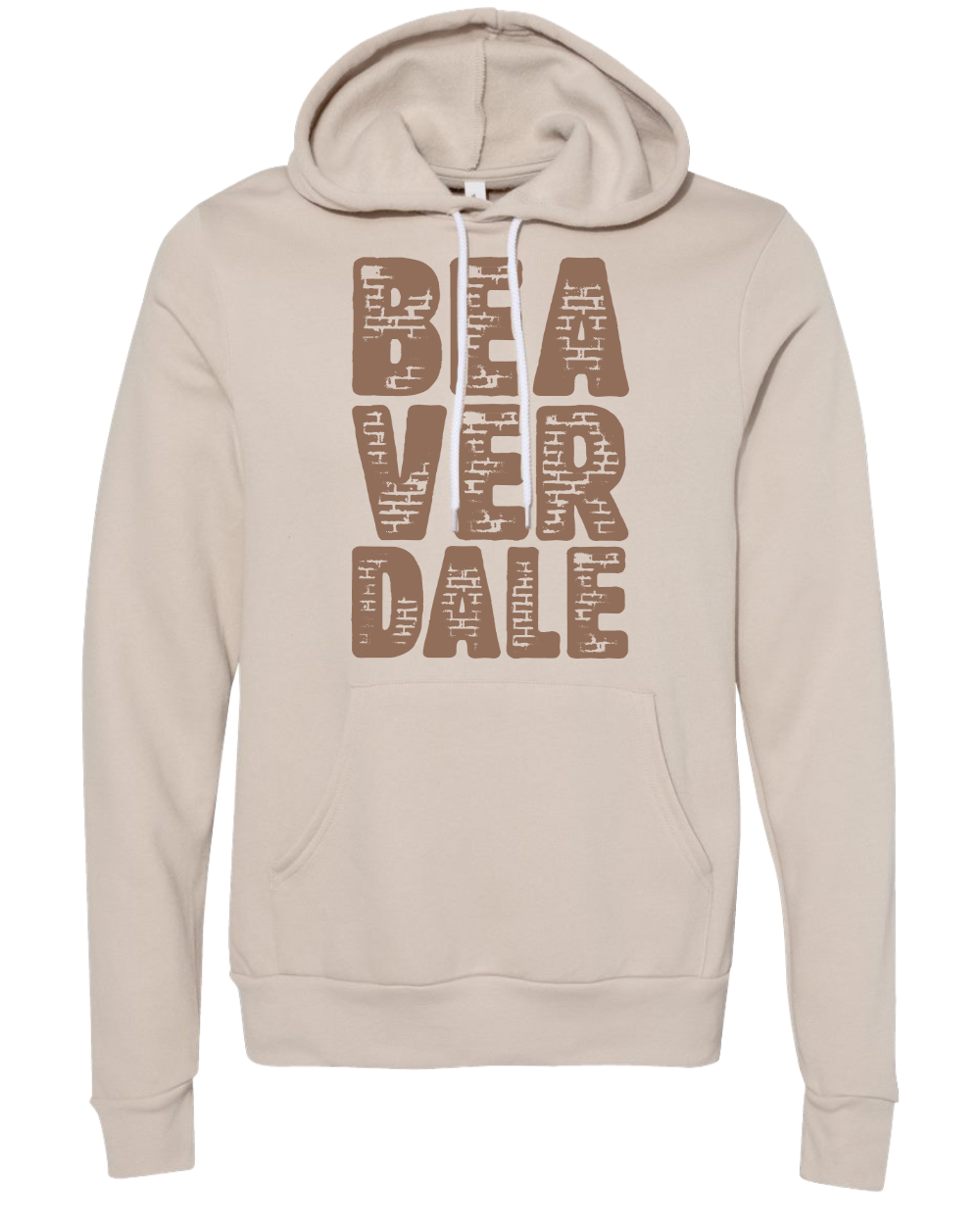 "BEAVERDALE BRICKS" Bella + Canvas Unisex Sponge Fleece Hoodie Sweatshirt - 3719