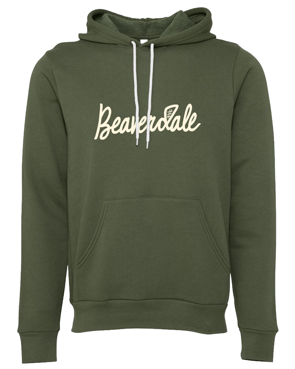"BEAVERDALE" Bella + Canvas Unisex Sponge Fleece Hoodie Sweatshirt - 3719