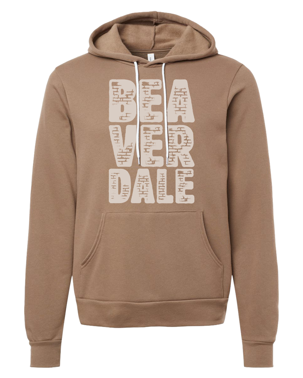 "BEAVERDALE BRICKS" Bella + Canvas Unisex Sponge Fleece Hoodie Sweatshirt - 3719