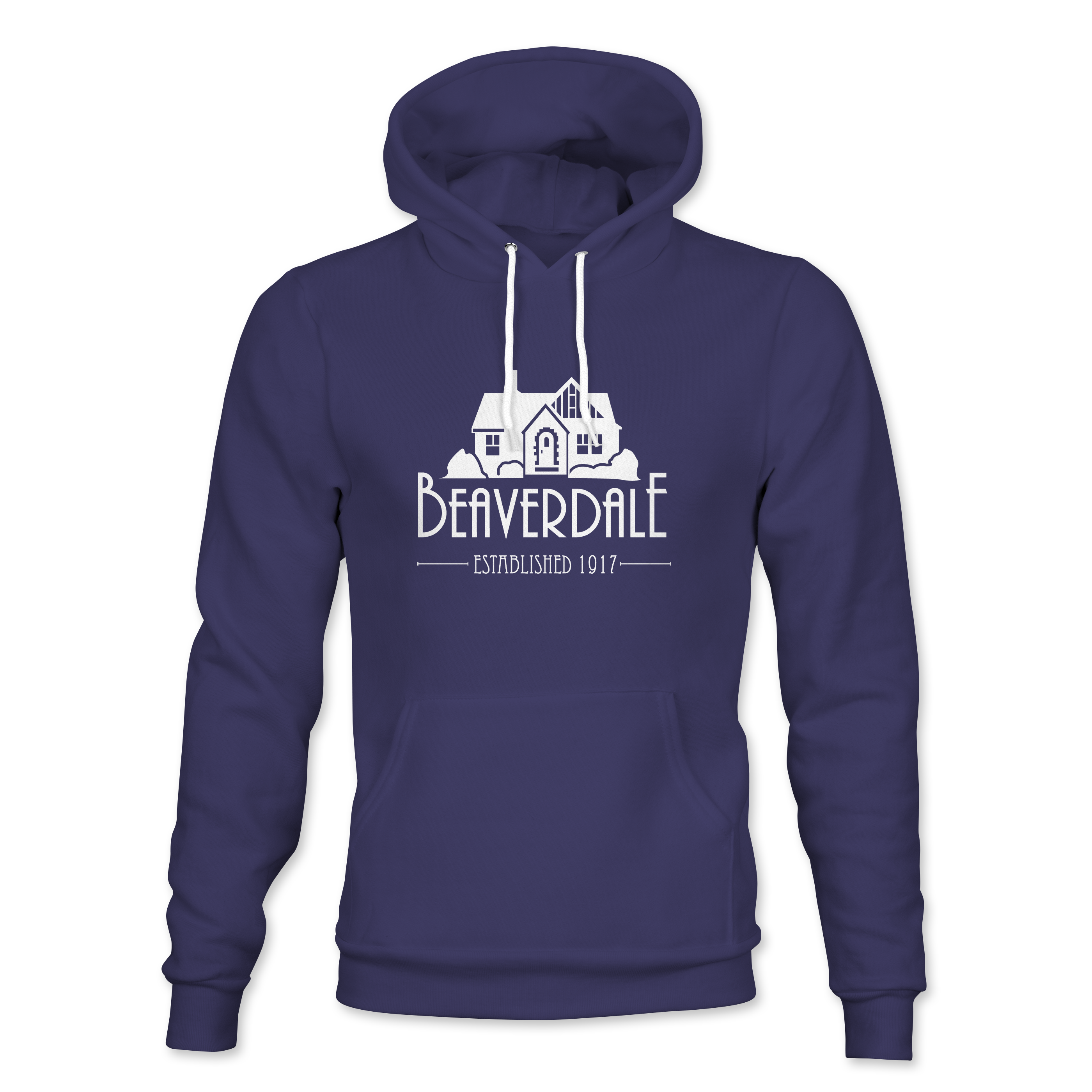 "BNA EST. 1917" Bella + Canvas Unisex Sponge Fleece Hoodie Sweatshirt - 3719