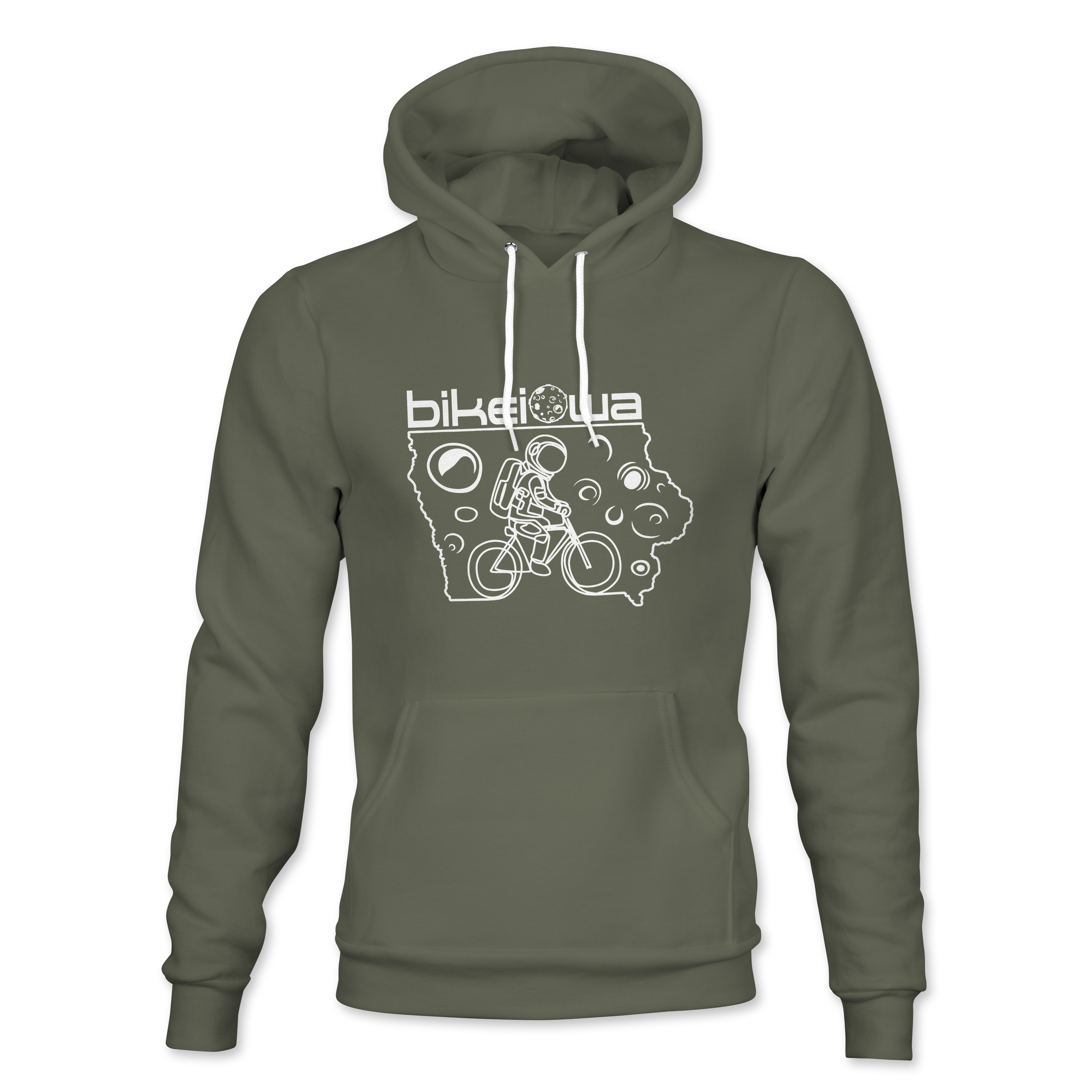 BIKEIOWA "BIKERNAUT" UNISEX HOODIE