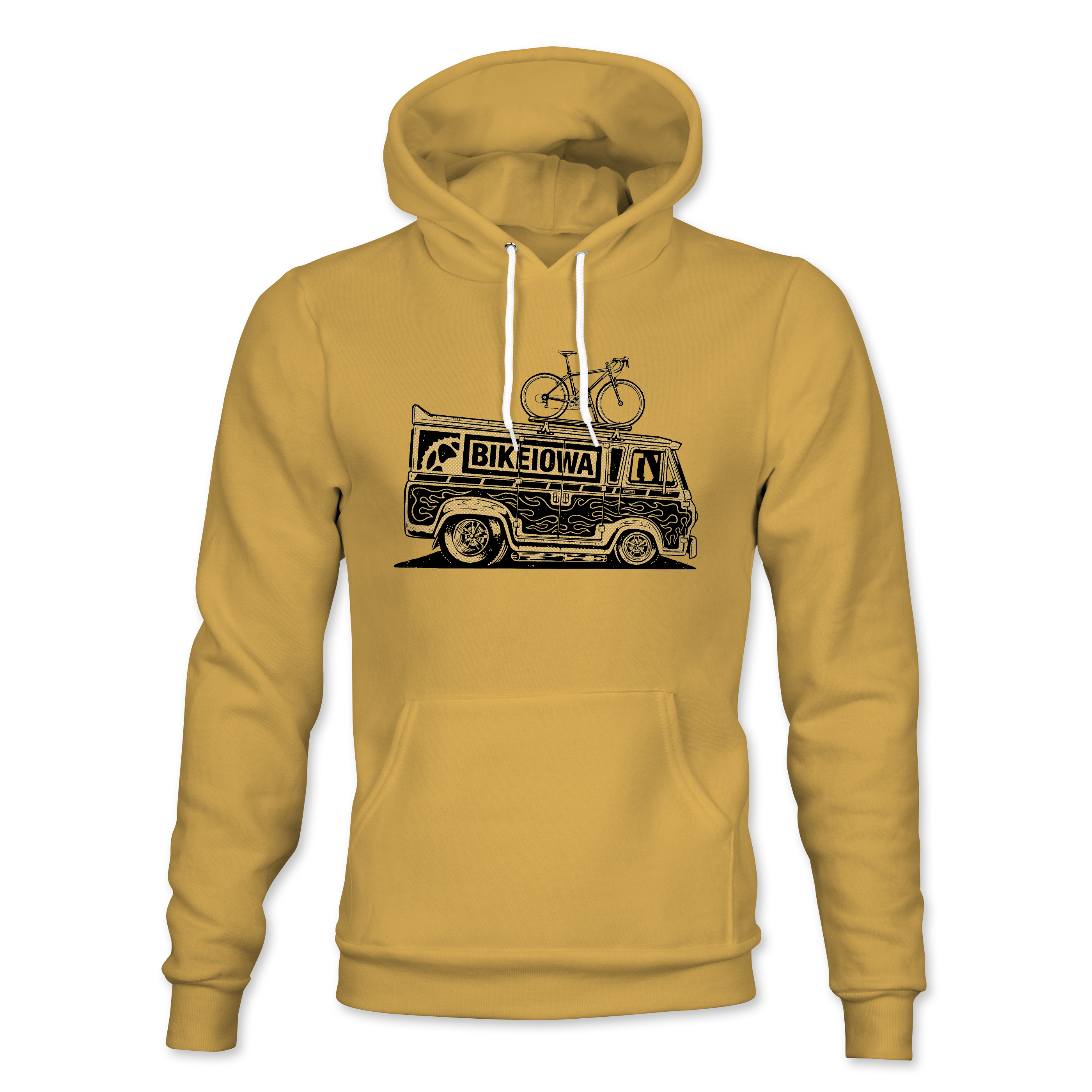 BIKEIOWA "RAD VAN" UNISEX HOODIE