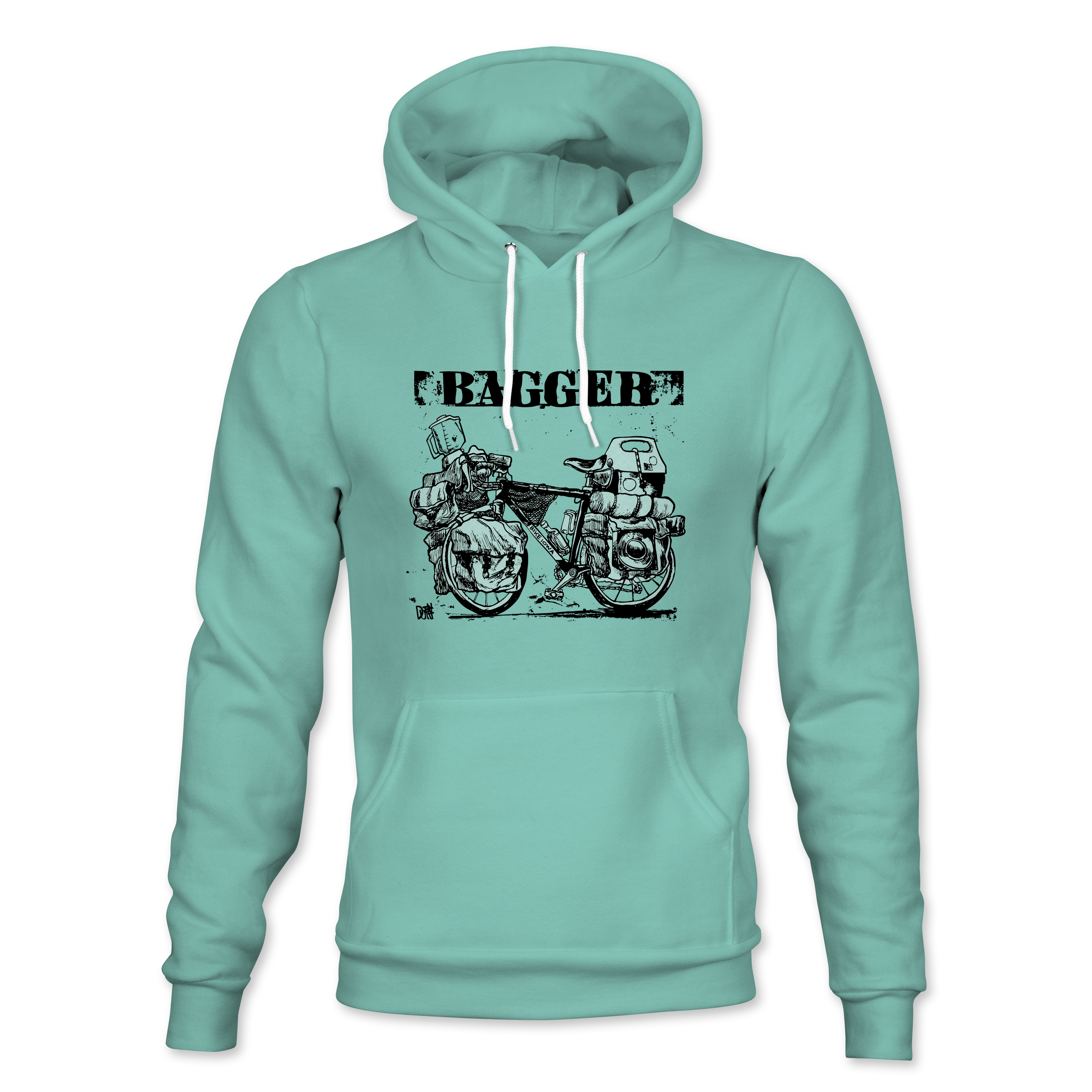 BIKEIOWA "BAGGER" UNISEX HOODIE
