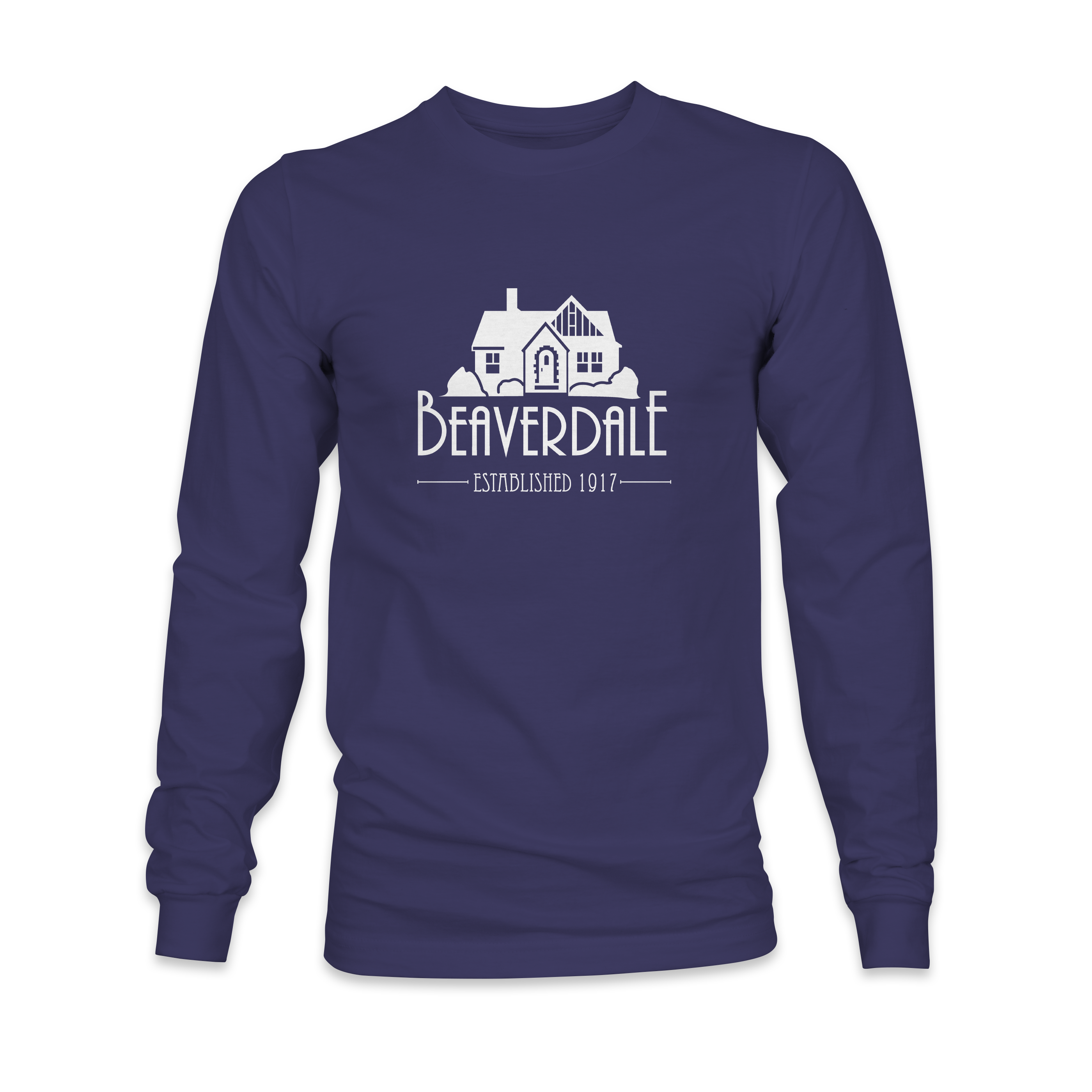 "BNA EST. 1917" Bella + Canvas Heather CVC Unisex Long Sleeve Tee - 3501CVC