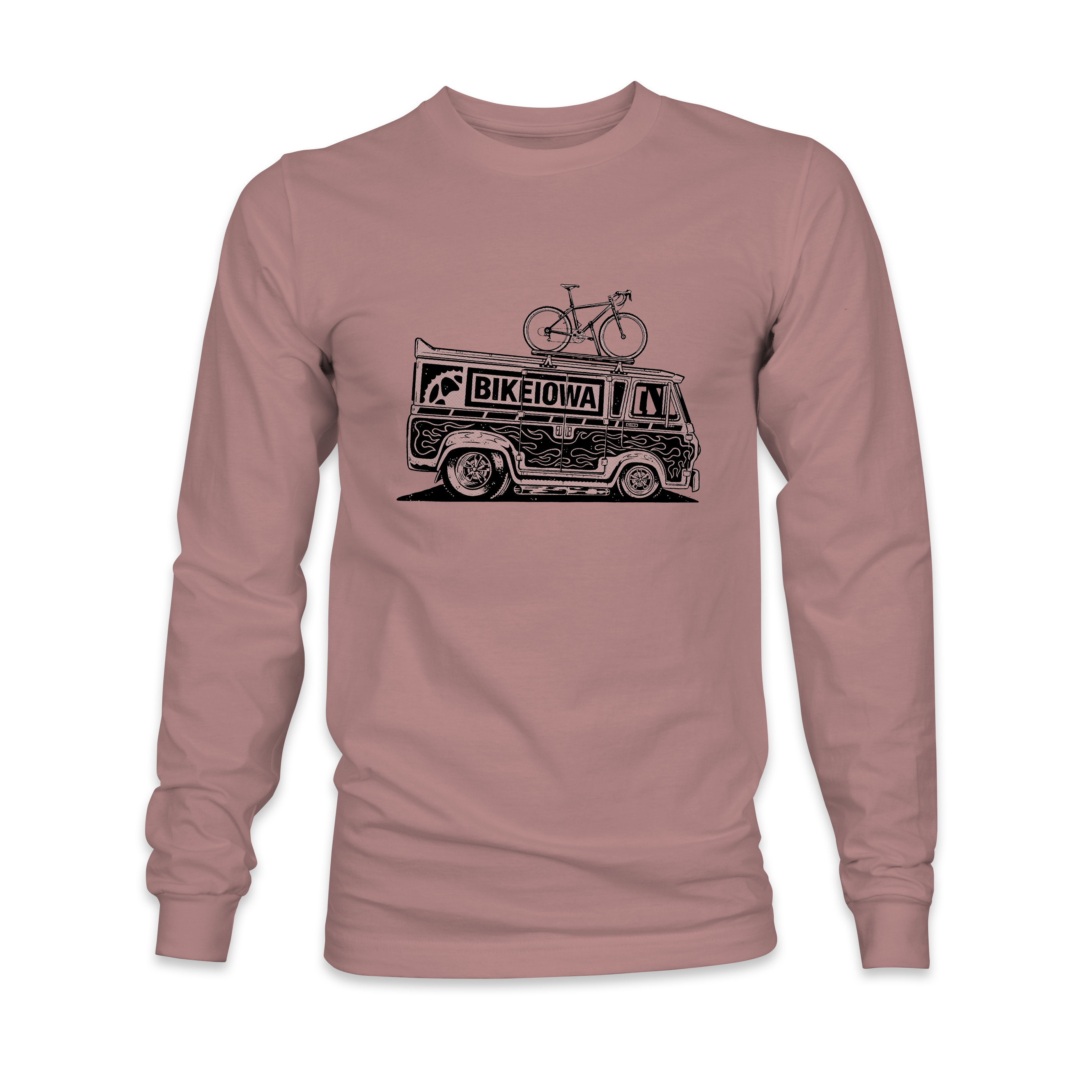 BIKEIOWA "RAD VAN" UNISEX LONGSLEEVE T-SHIRT