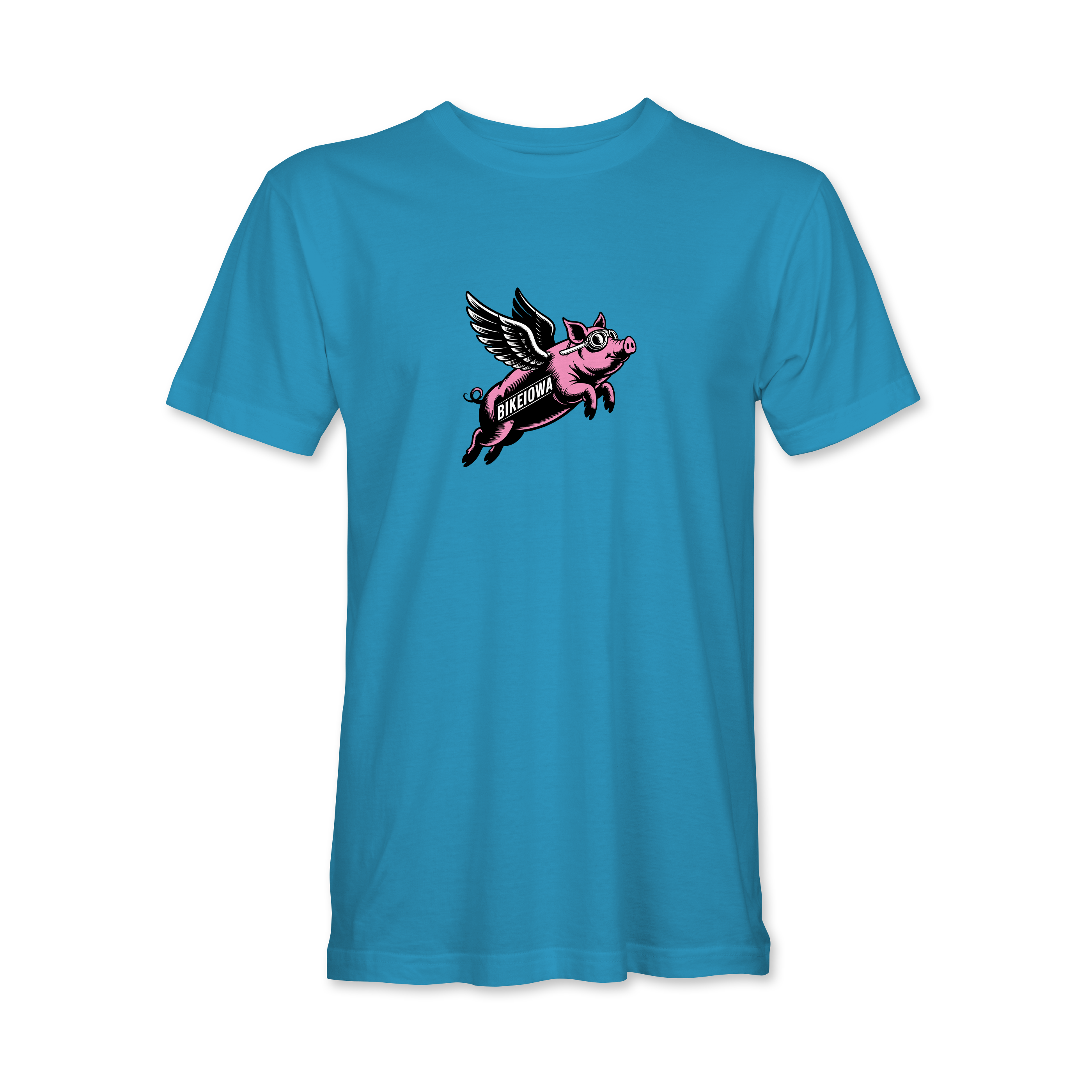 BIKEIOWA "FLYING PIG" T-SHIRT
