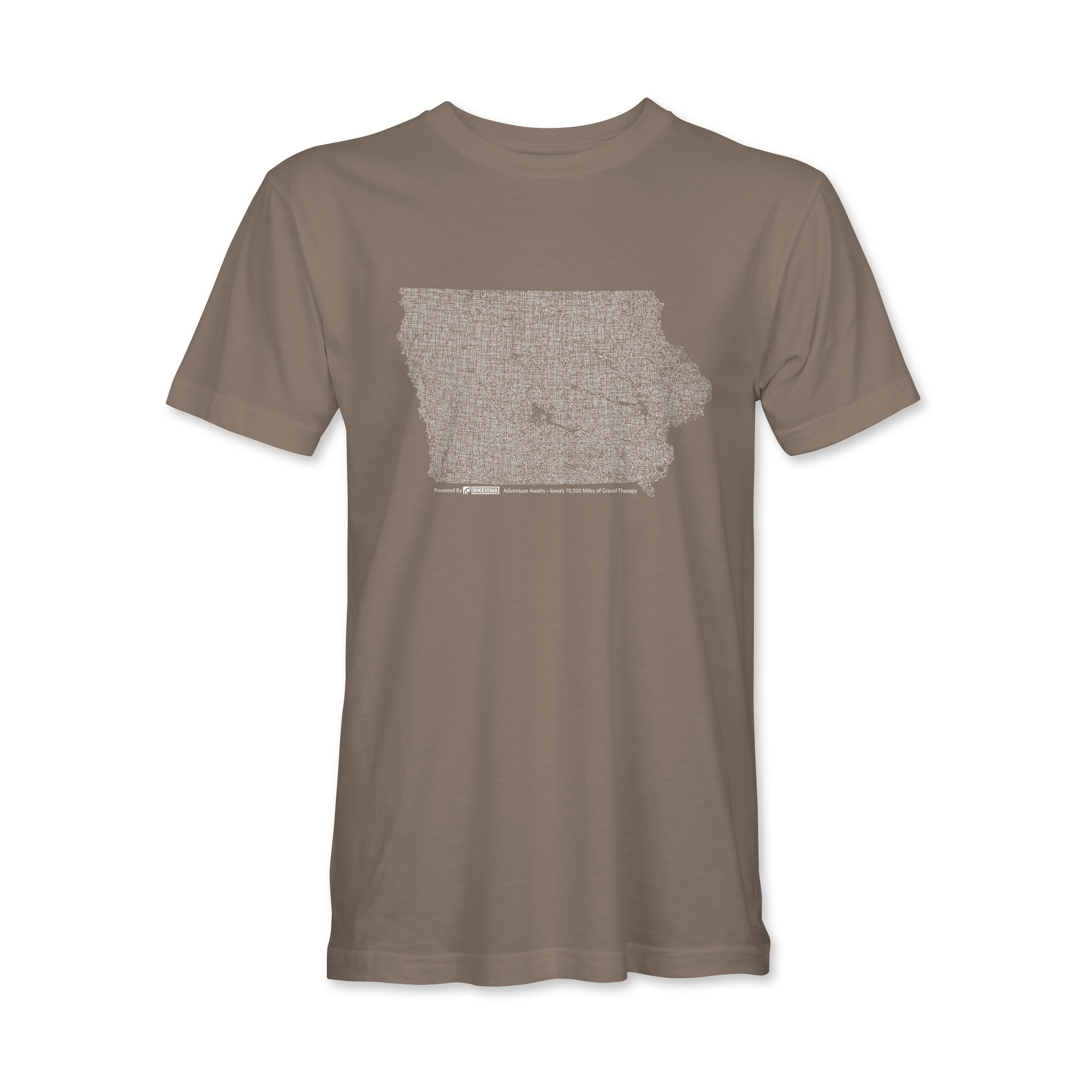 BIKEIOWA "IOWA GRAVEL ROADS" T-SHIRT