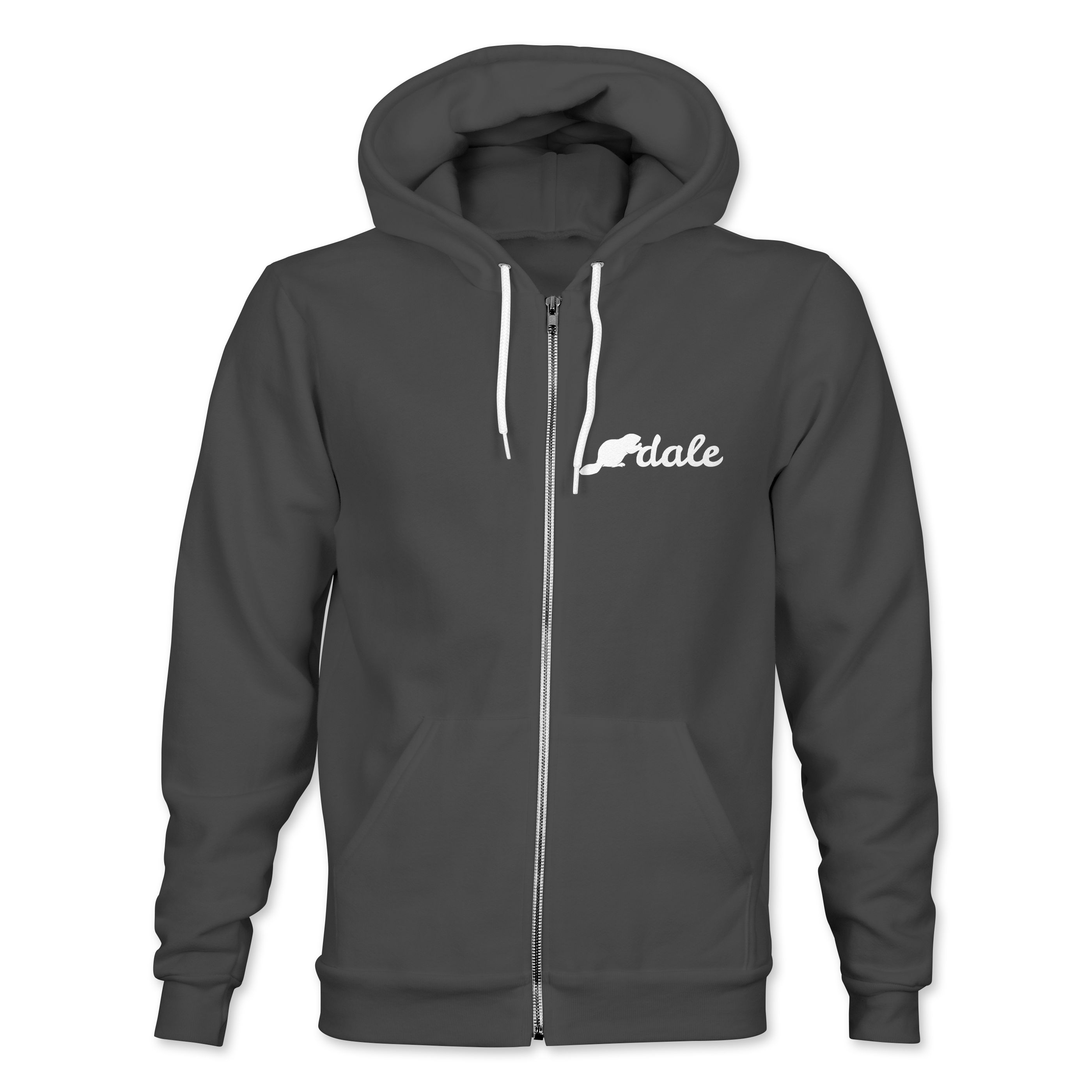 "BNA DALE" Bella + Canvas Unisex Sponge Fleece Full-Zip Hooded Sweatshirt - 3739
