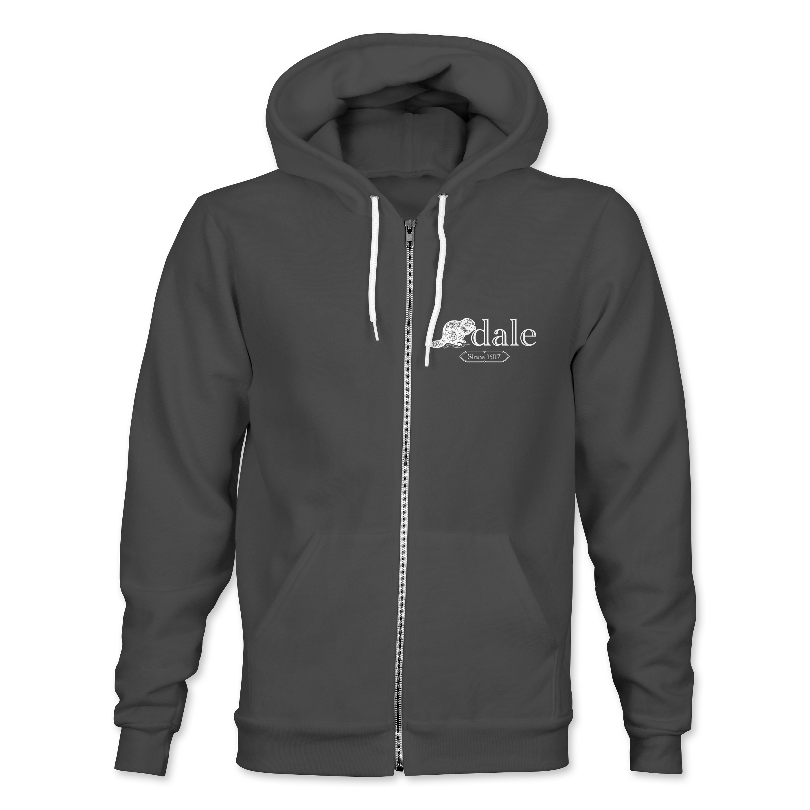 "BNA DALE SINCE 1917" Bella + Canvas Unisex Sponge Fleece Full-Zip Hooded Sweatshirt - 3739