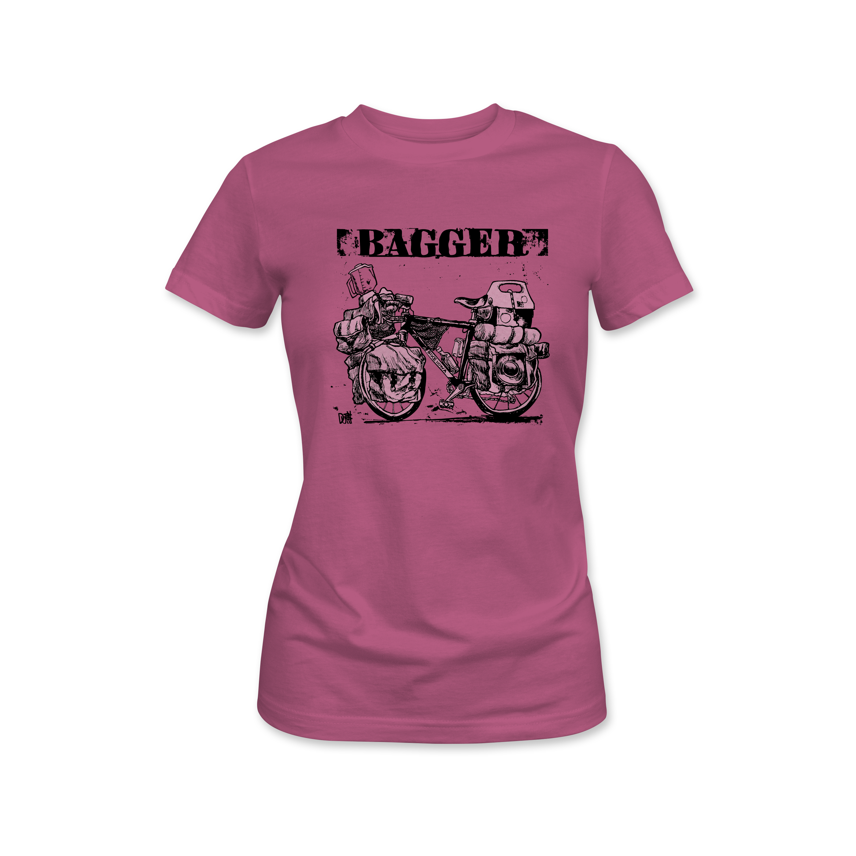 BIKEIOWA "BAGGER" LADIES T-SHIRT