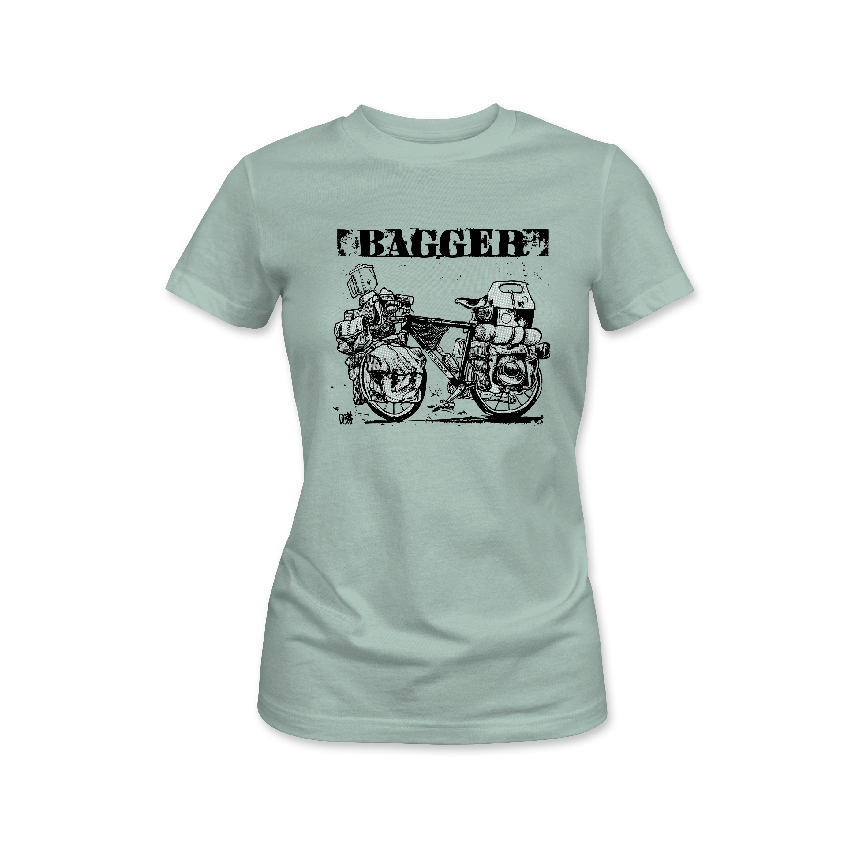 BIKEIOWA "BAGGER" LADIES T-SHIRT